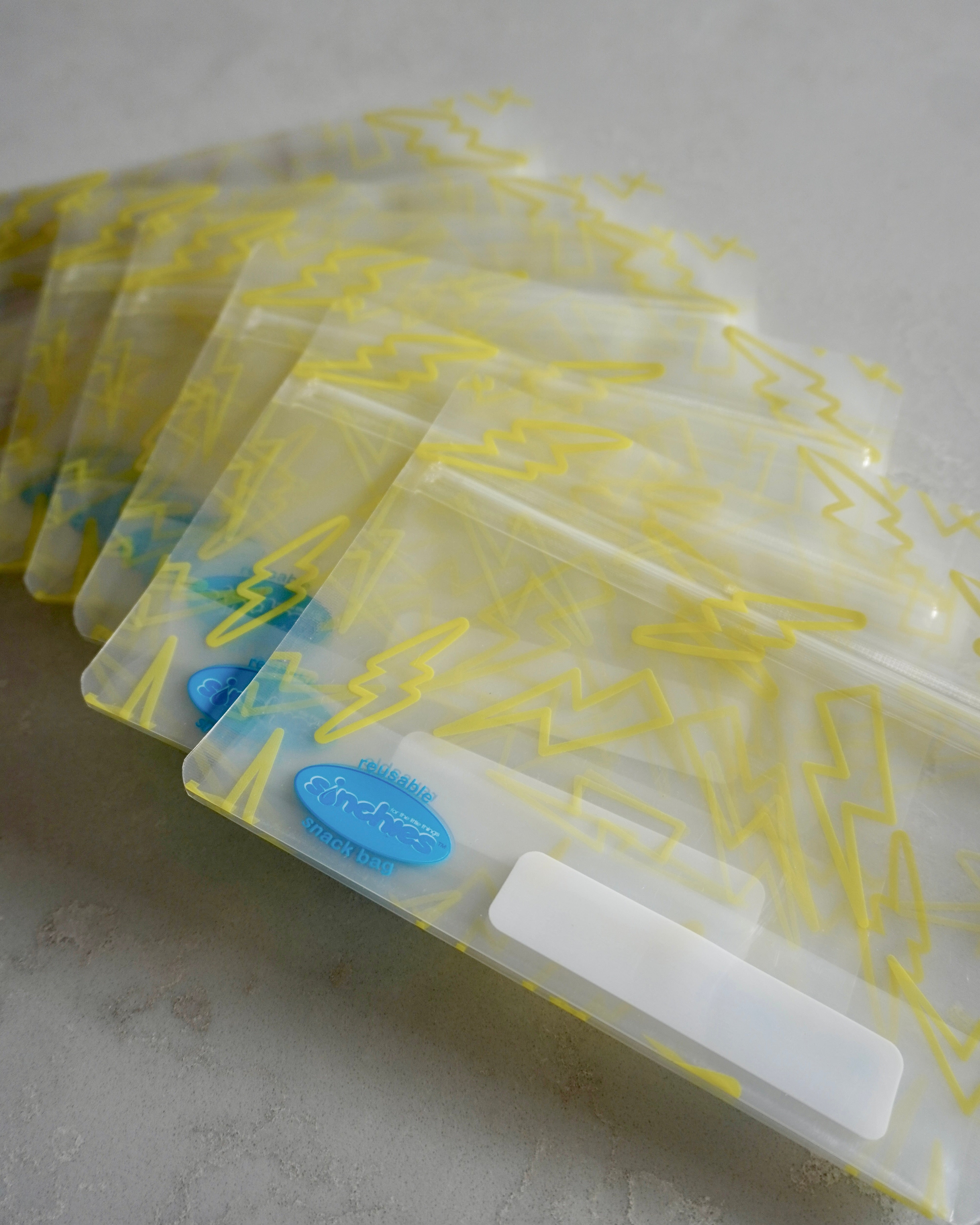 Sinchies Reusable Snack Bags - Lightning
