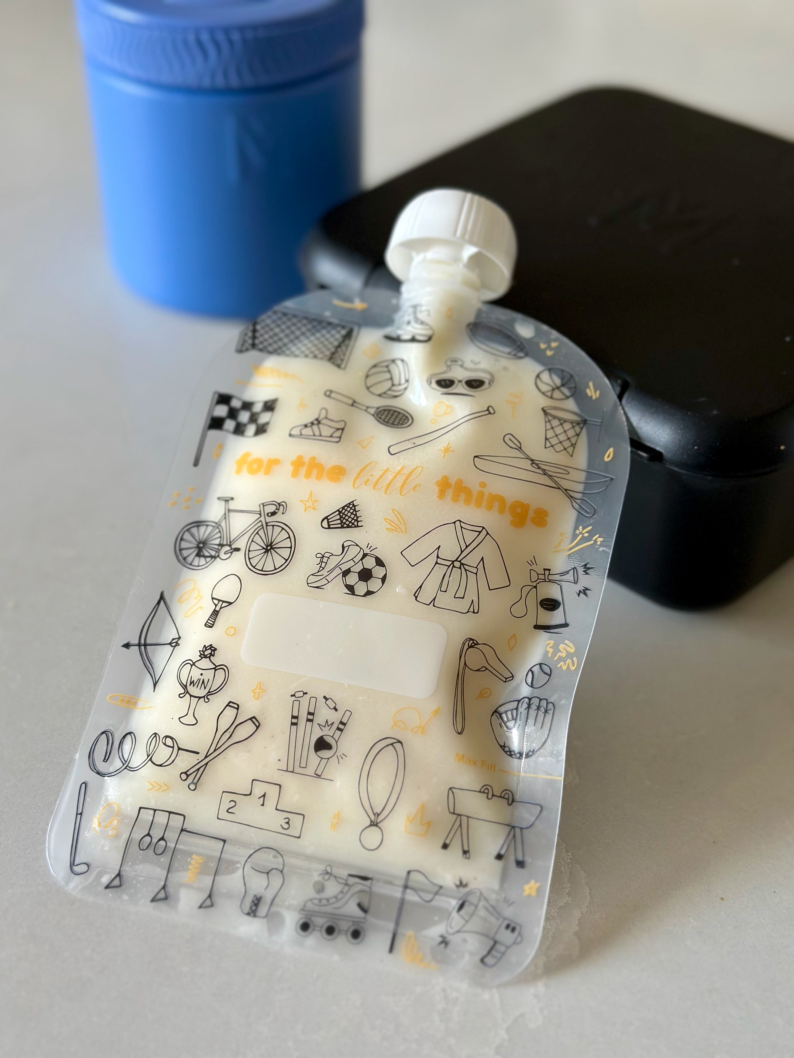 Sinchies 150ml Reusable Food Pouches - Game On!