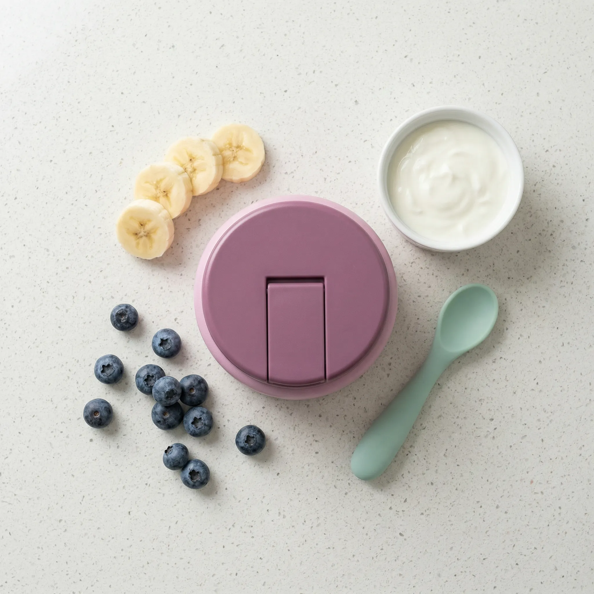 Oasis Stainless Steel Food Jar (230ml) - blush