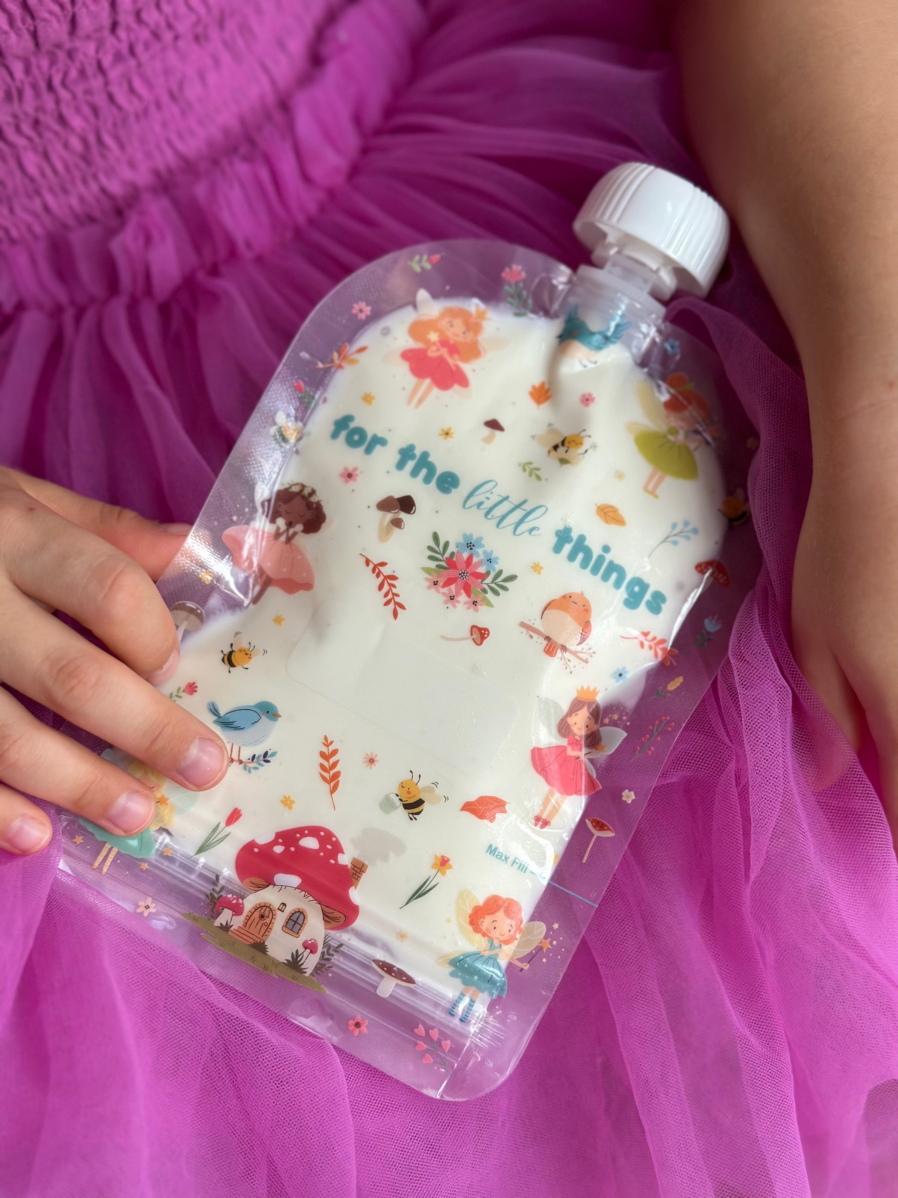 Sinchies 150ml Reusable Food Pouches - Fairy Magic