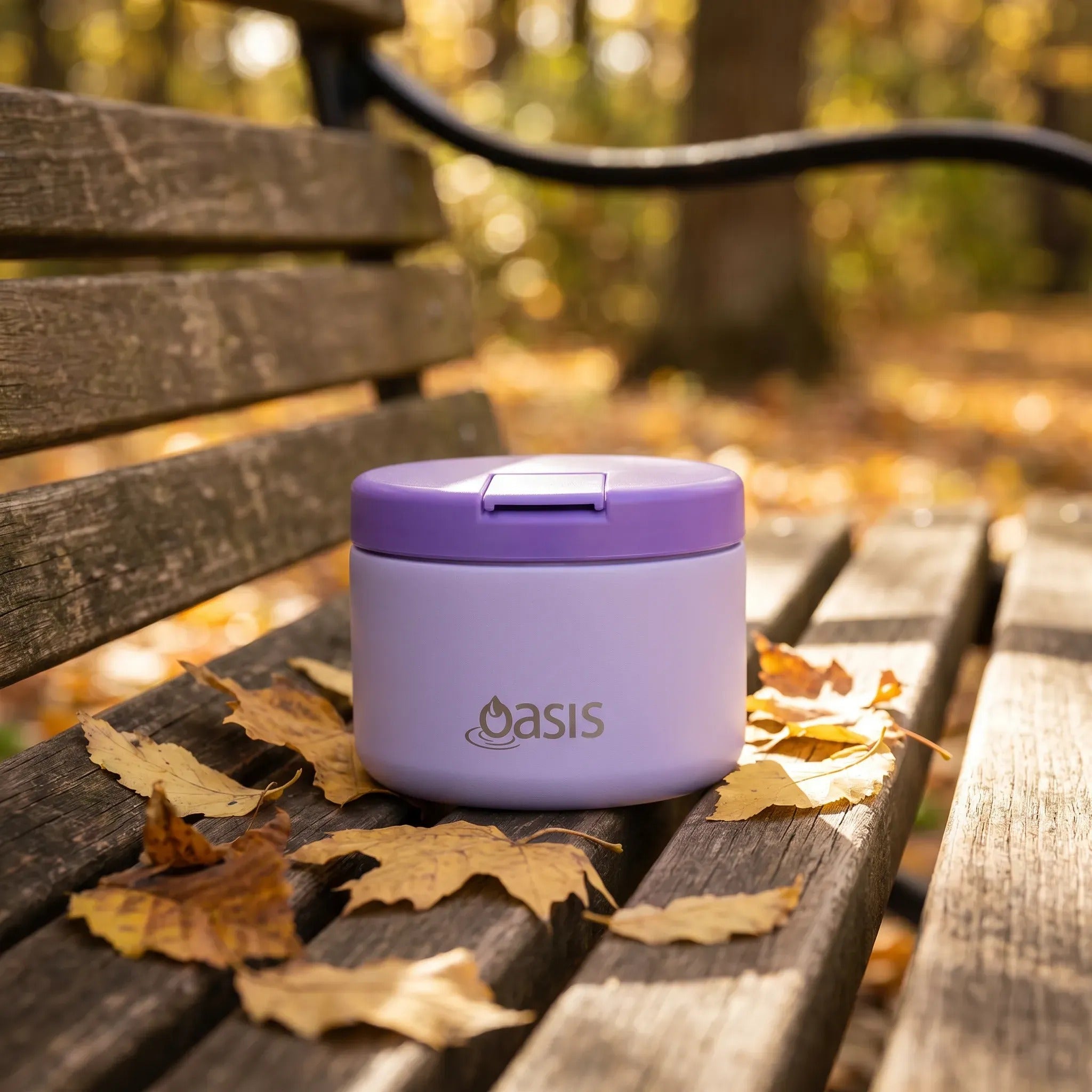 Oasis Stainless Steel Food Jar (300ml) - lilac