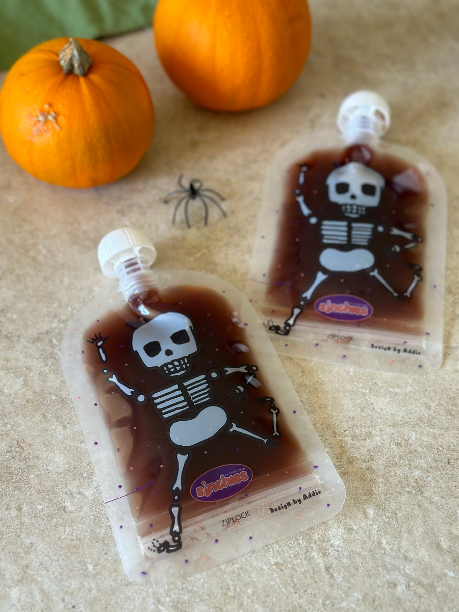 Halloween jelly food pouches