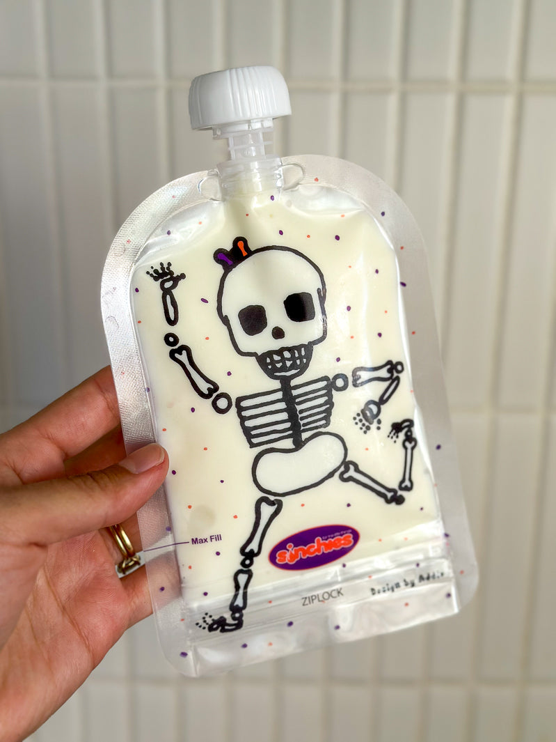 Sinchies halloween reusable food pouch