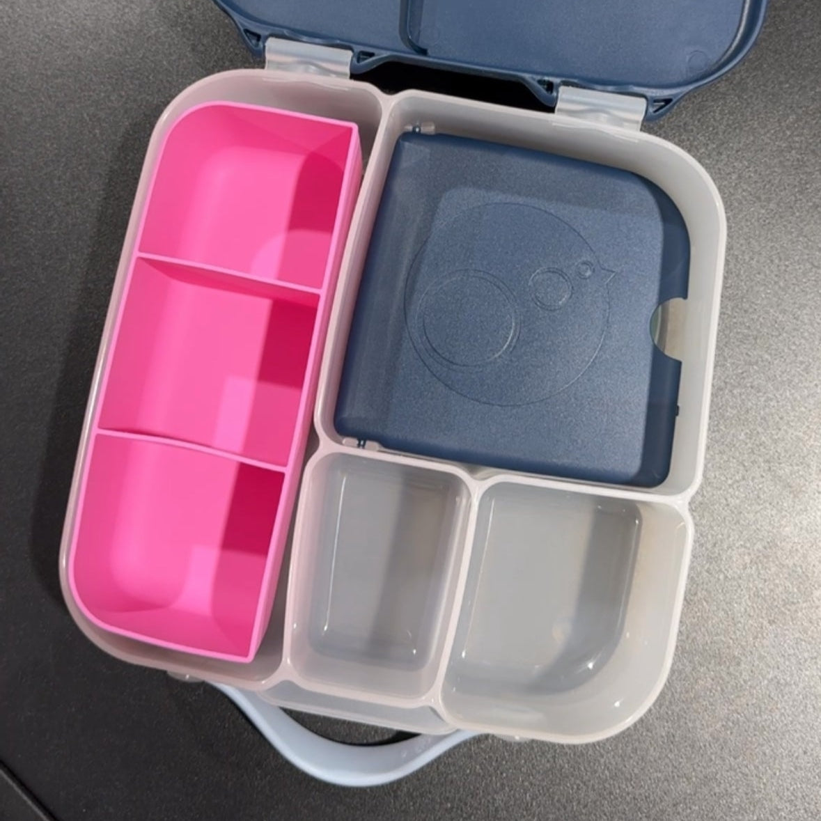 Viral pink silicone feast tray