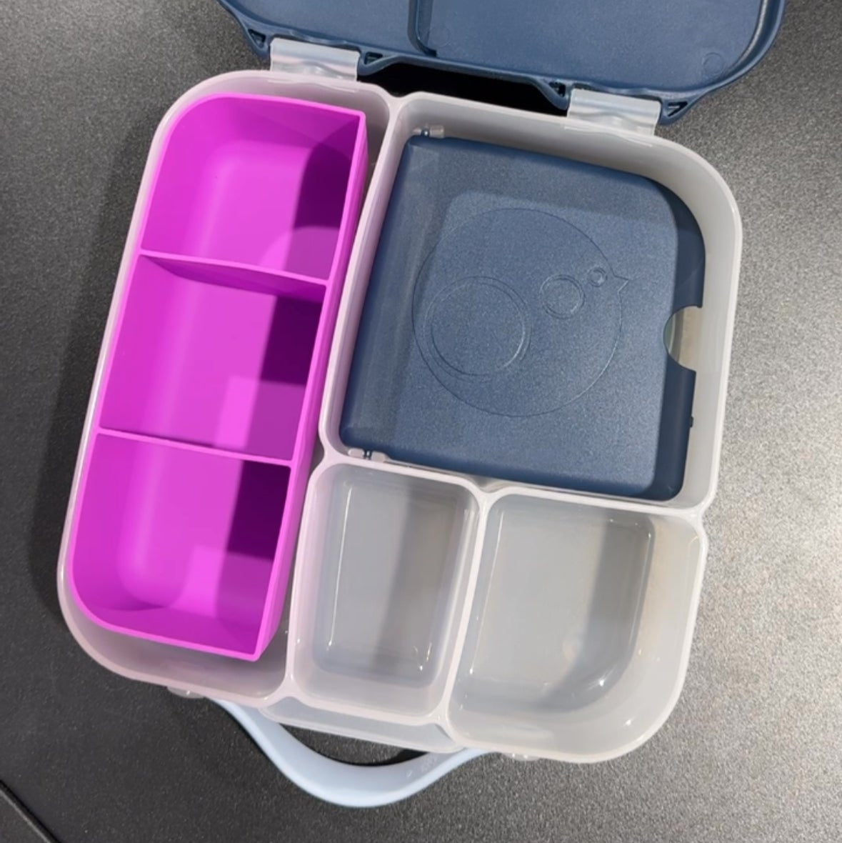 viral purple silicone feast tray