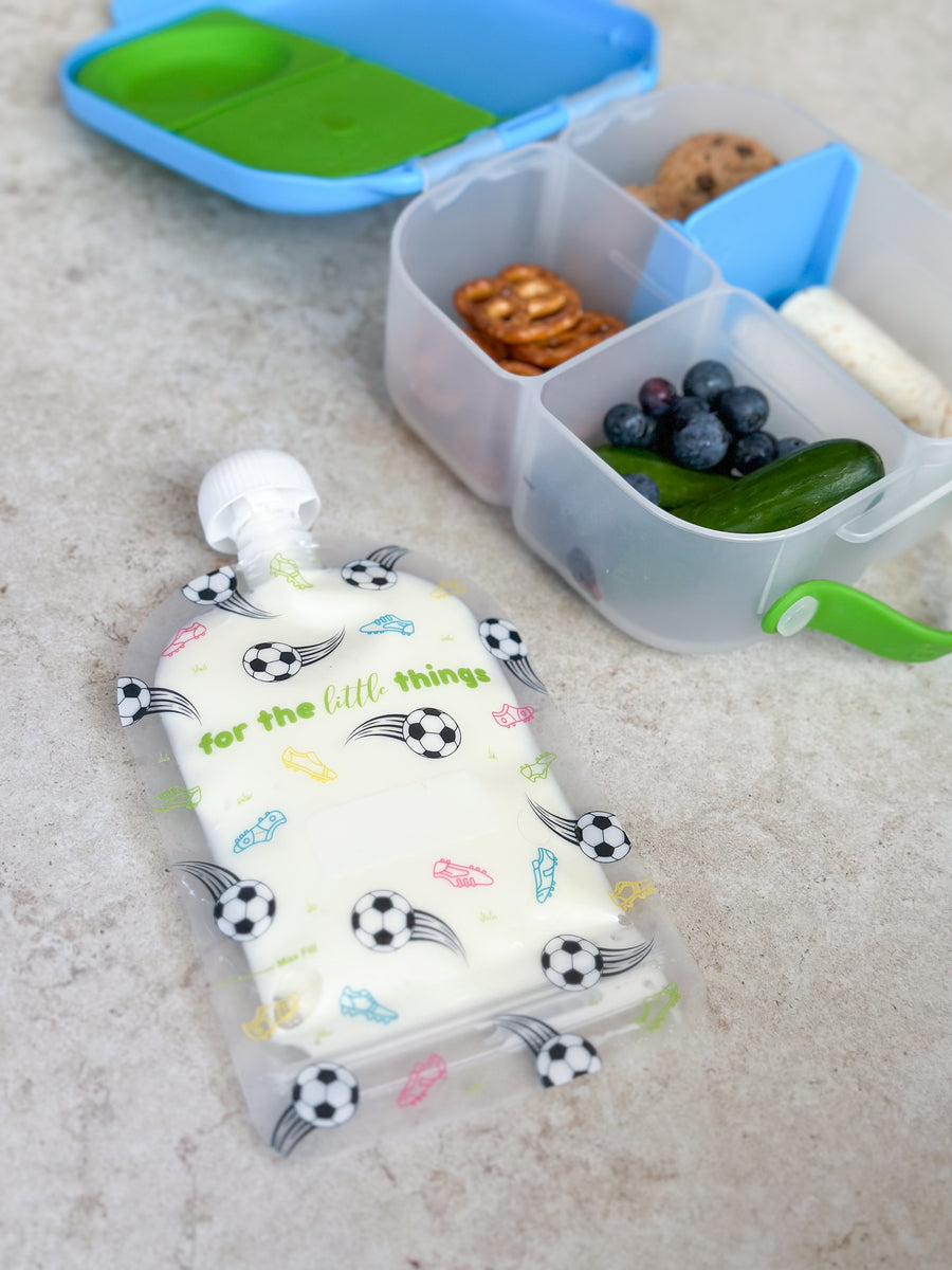 Baby & Kids Fresh Food Prep, Reusable Food Pouches Dinosaur