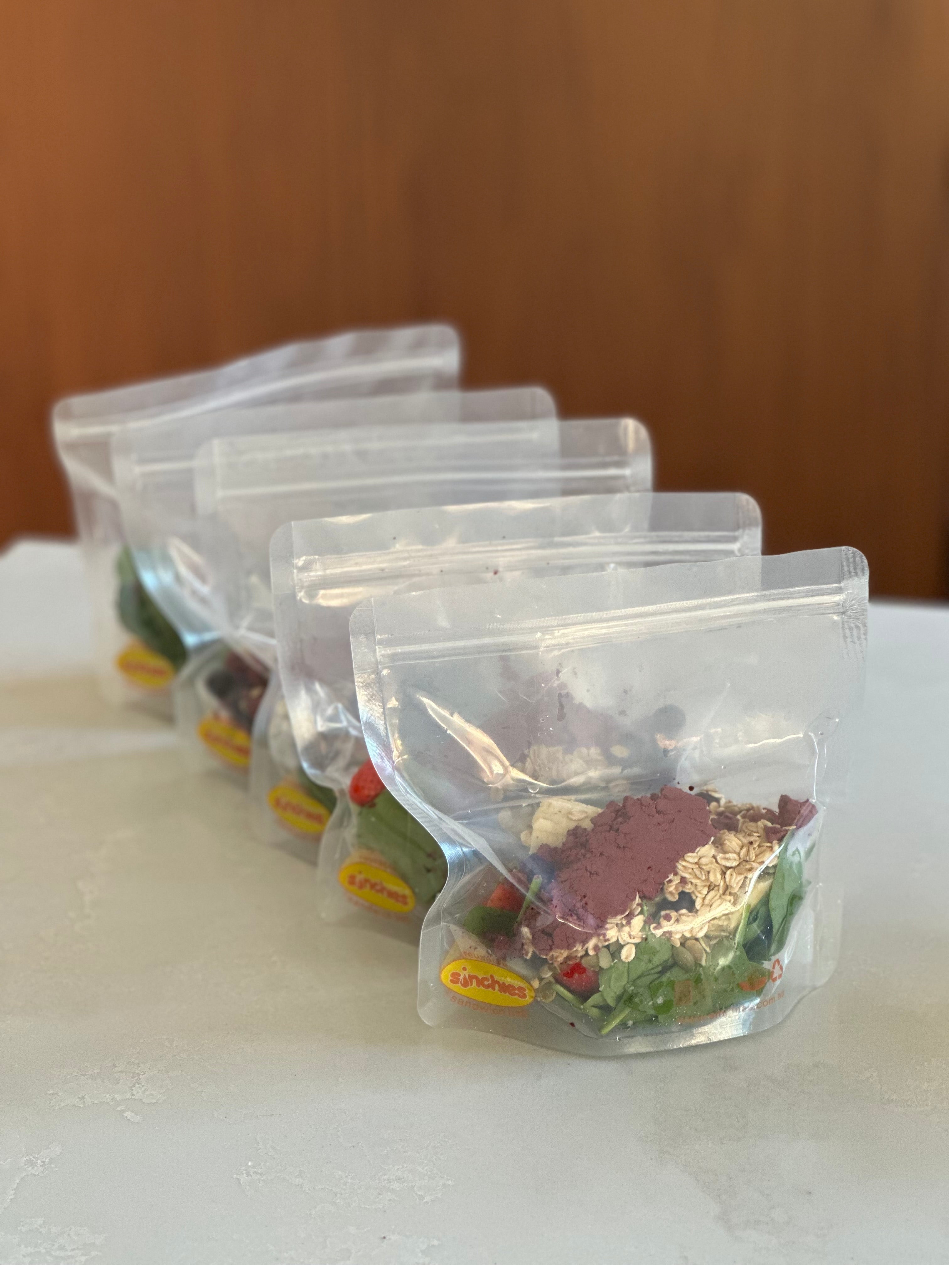 Reusable smoothie bags