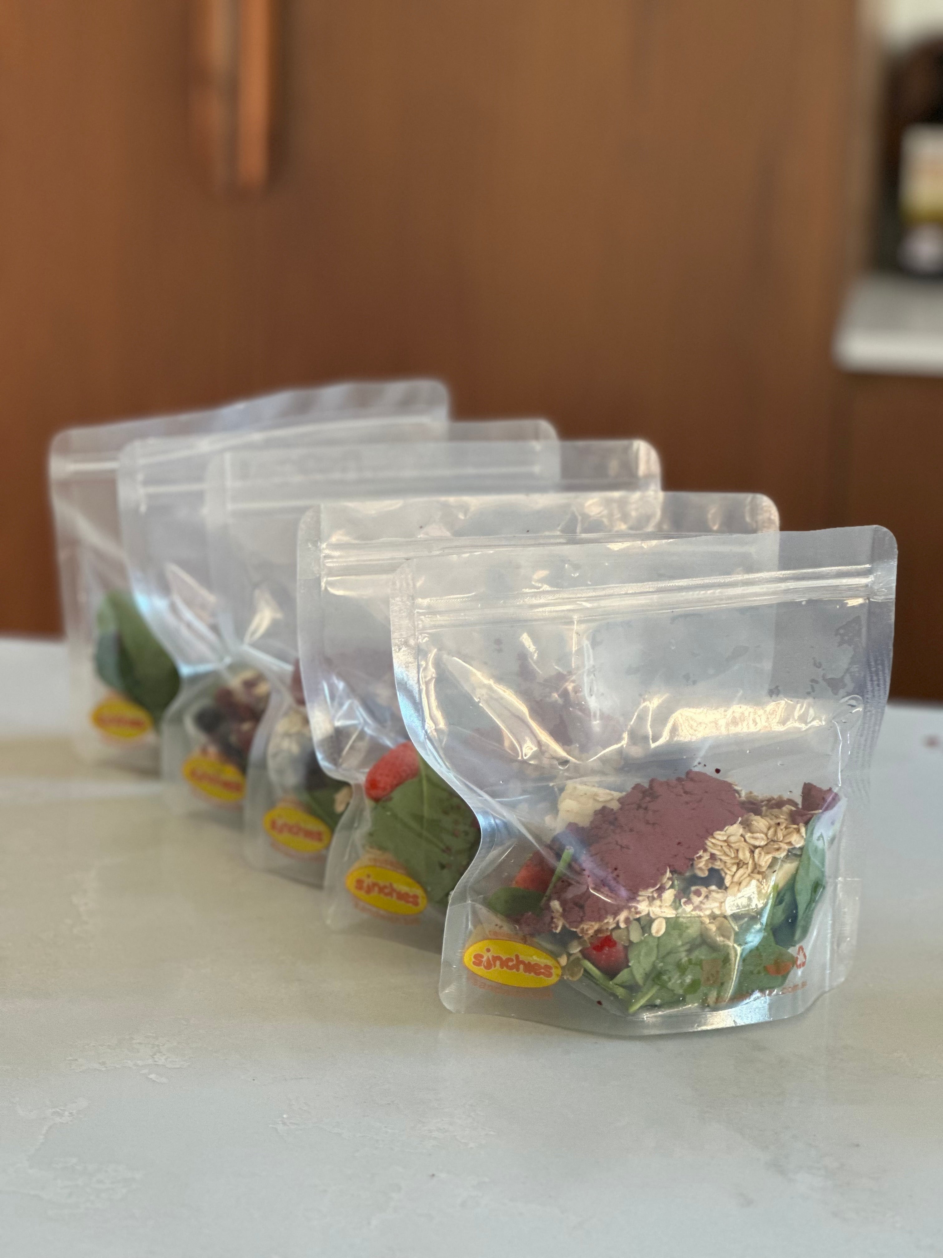 Sinchies Reusable Smoothie bags