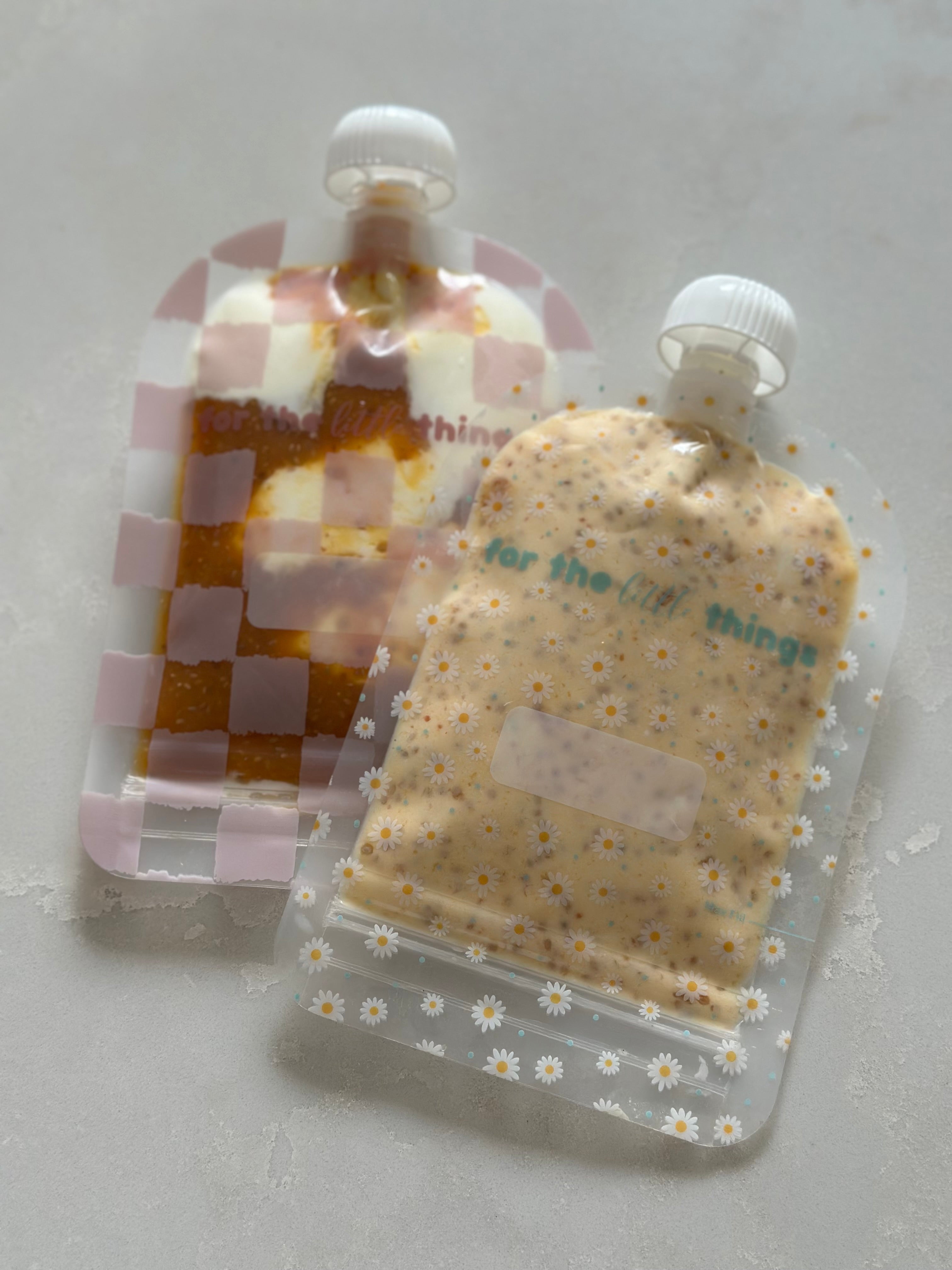 Sinchies 150ml Reusable Food Pouches - Daisies