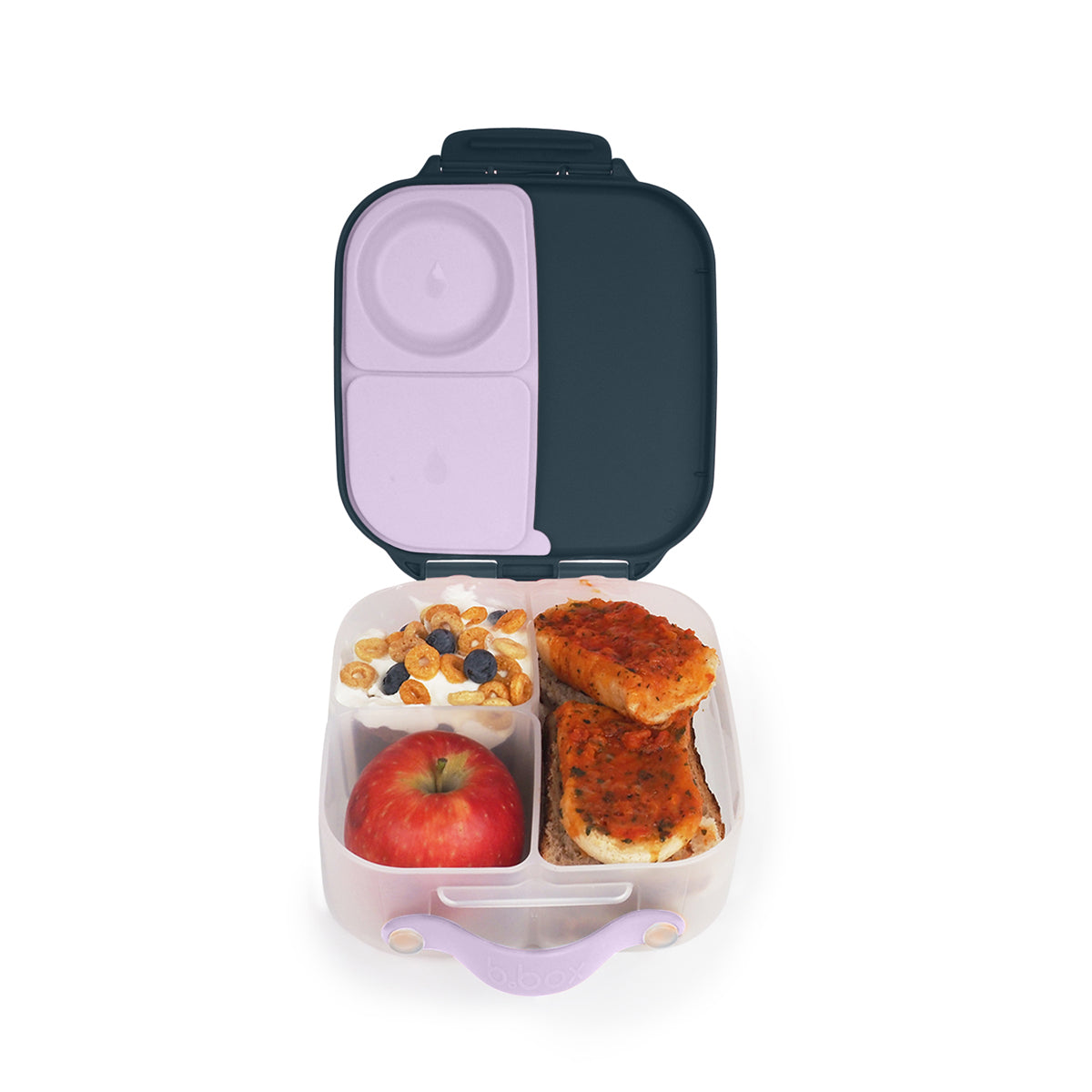 Indigo rose navy lunch box mini by bbox