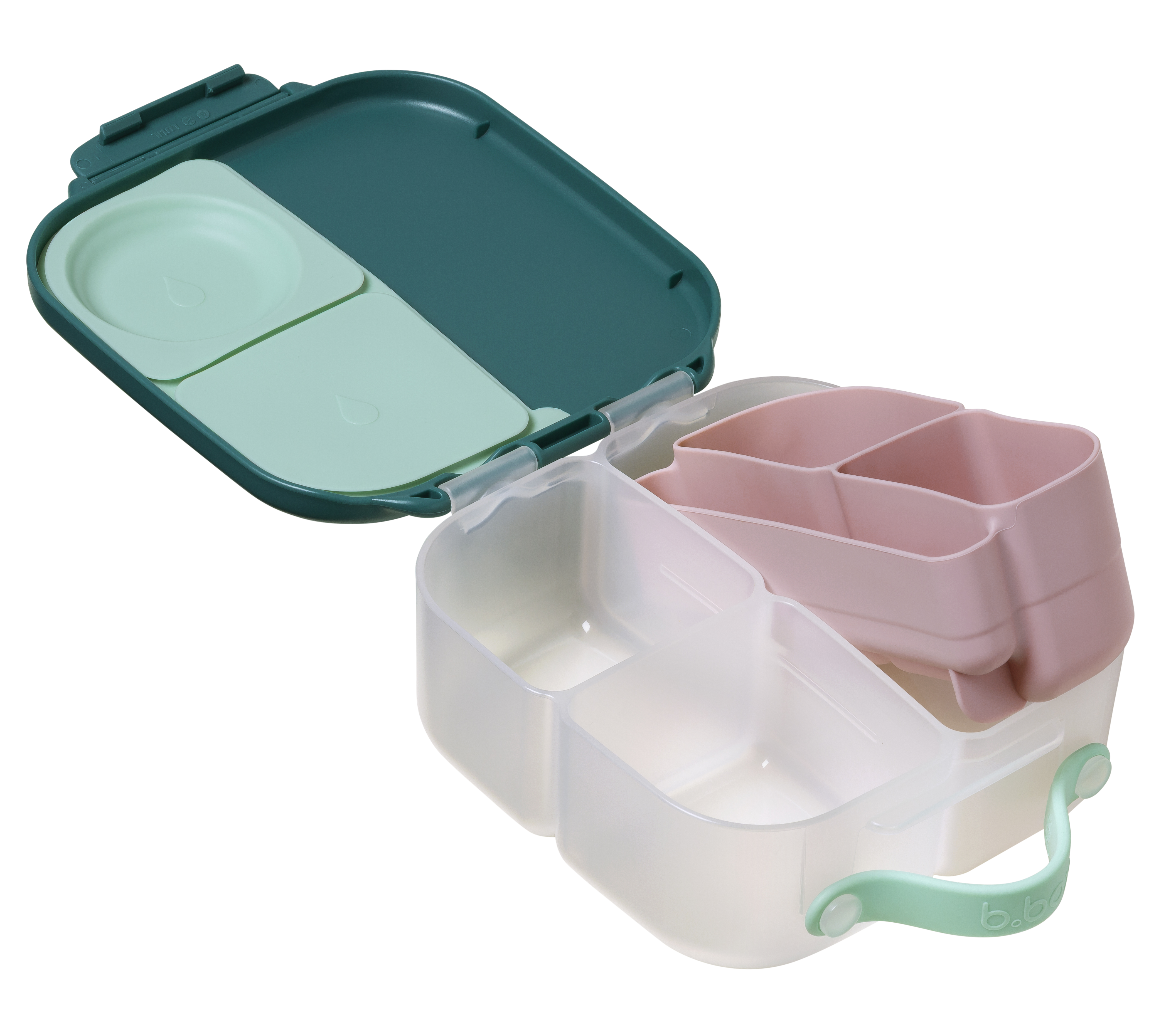 b.box silicone bento tray - mini - berry