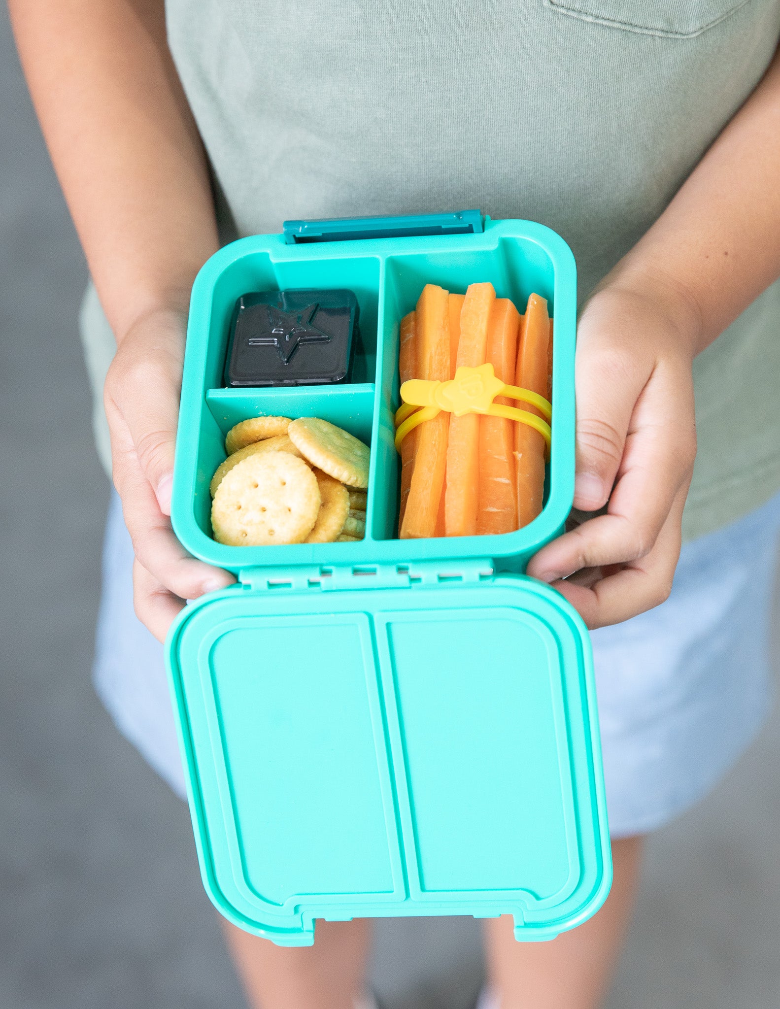 turquoise glitter bento two lunch box