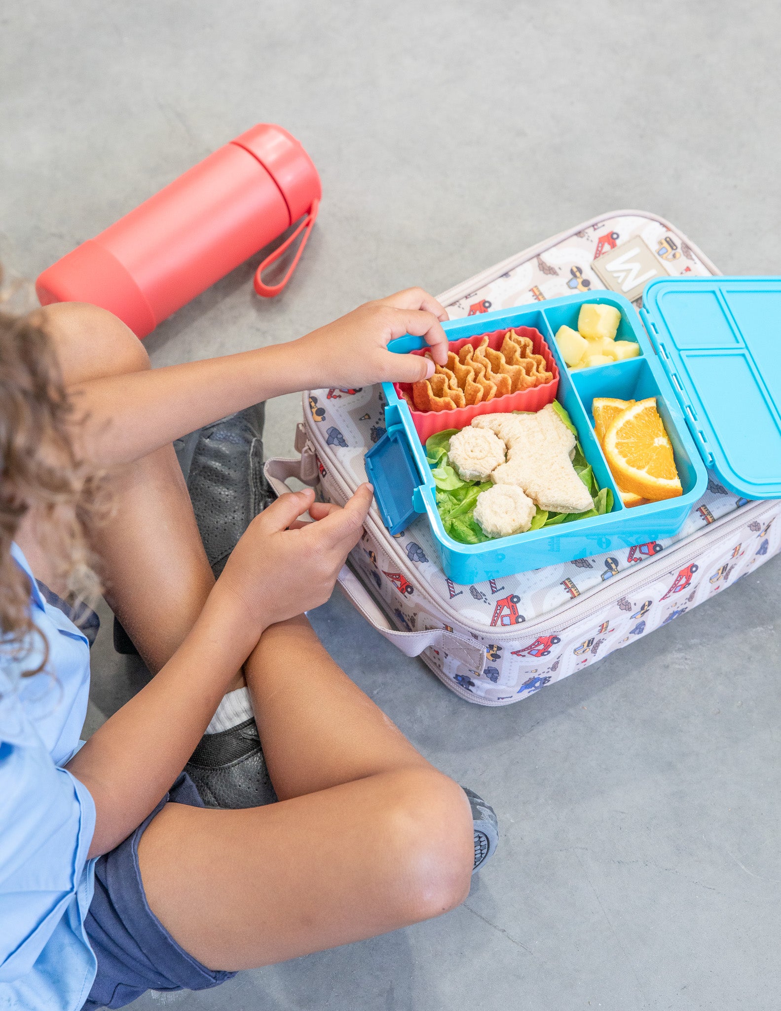 Construction insulated lunch bag