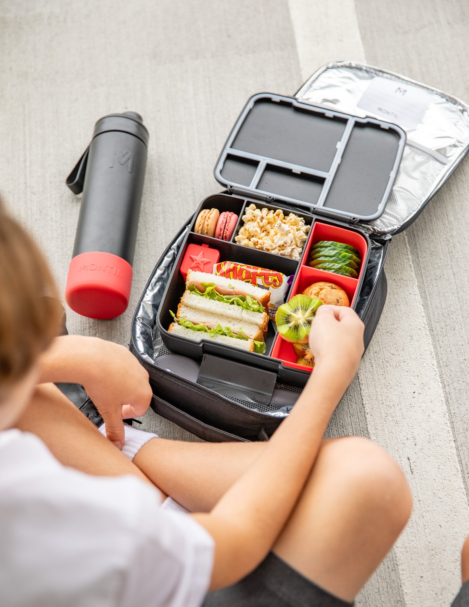 MontiiCo Insulated Lunch Bag (Large) - midnight