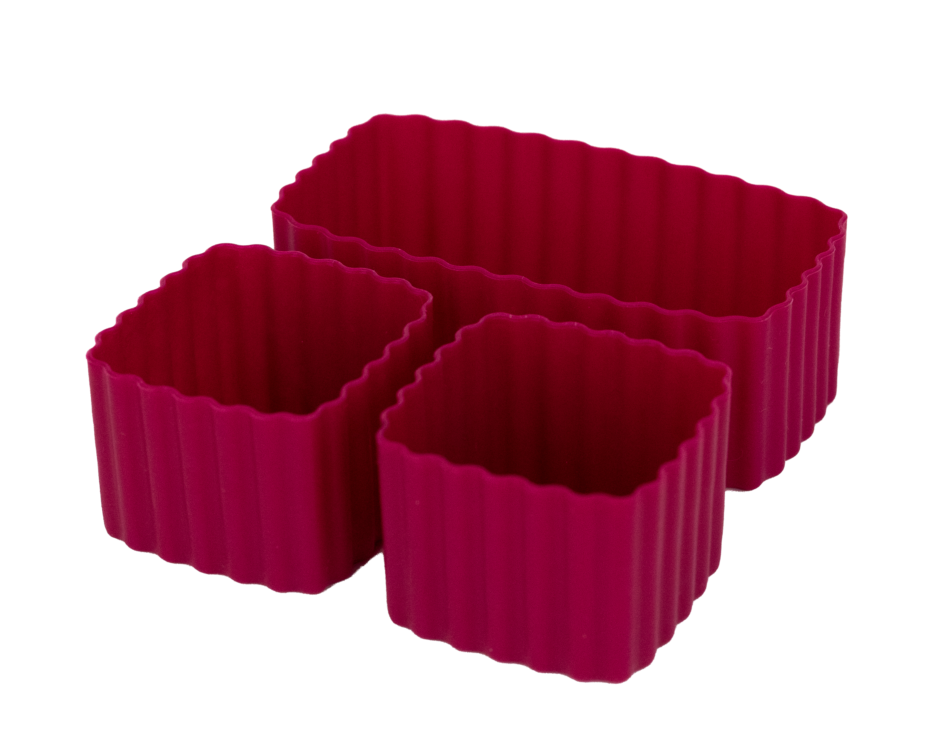 Crimson silicone bento cup