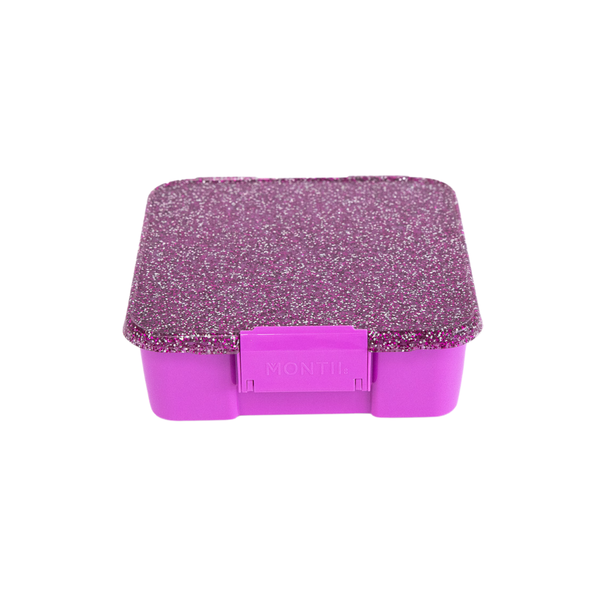 magenta glitter bento five lunch box