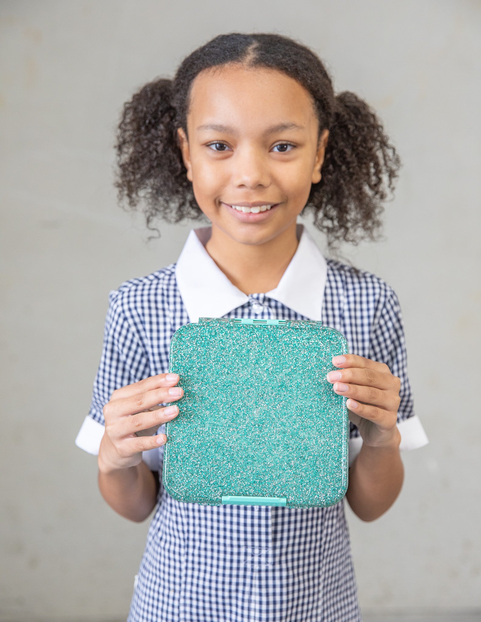 turquoise glitter bento two lunch box