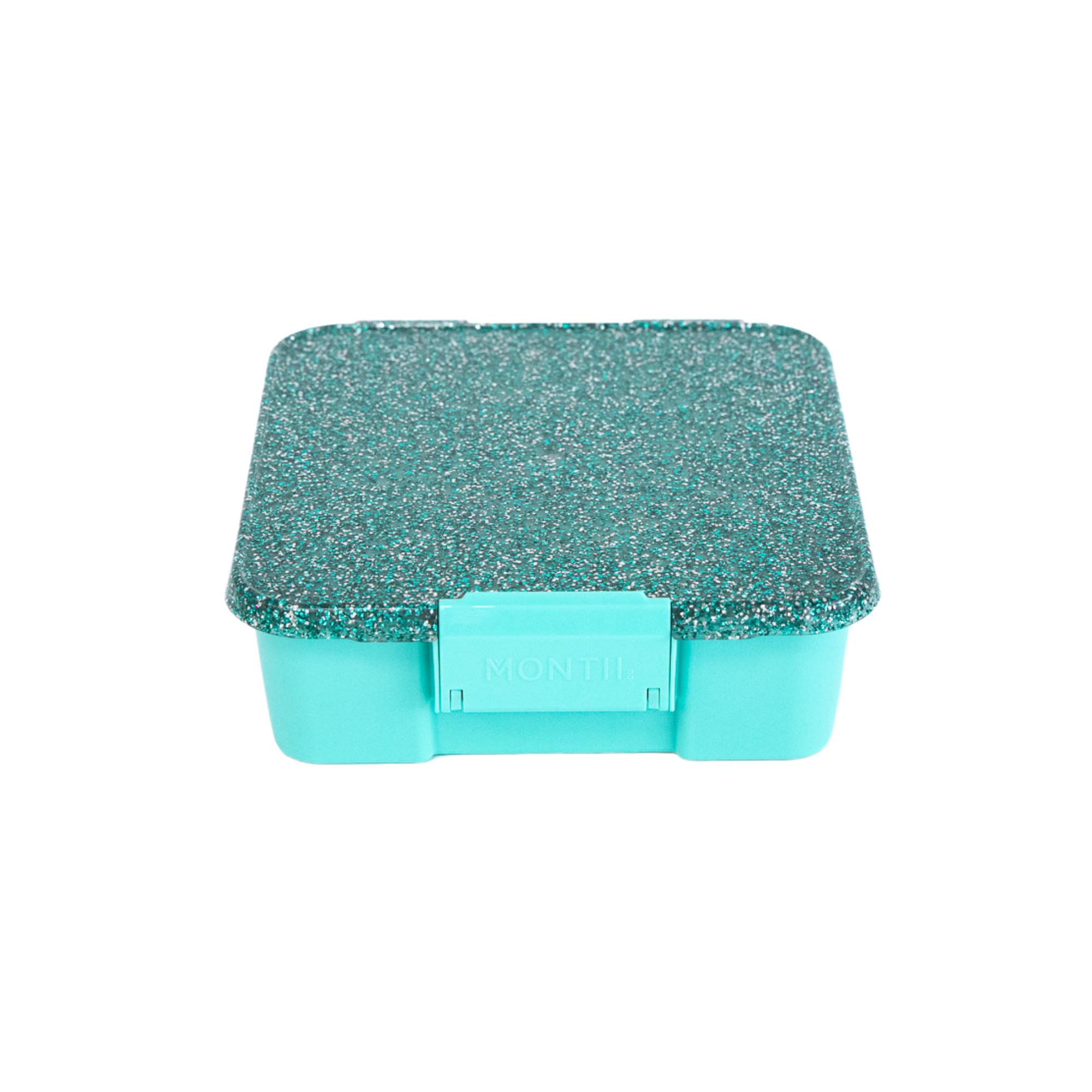 turquoise glitter bento five lunch box