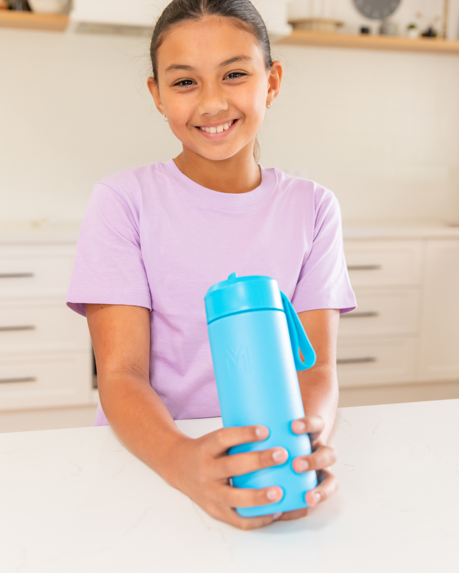 Coastal blue 475ml water bottle