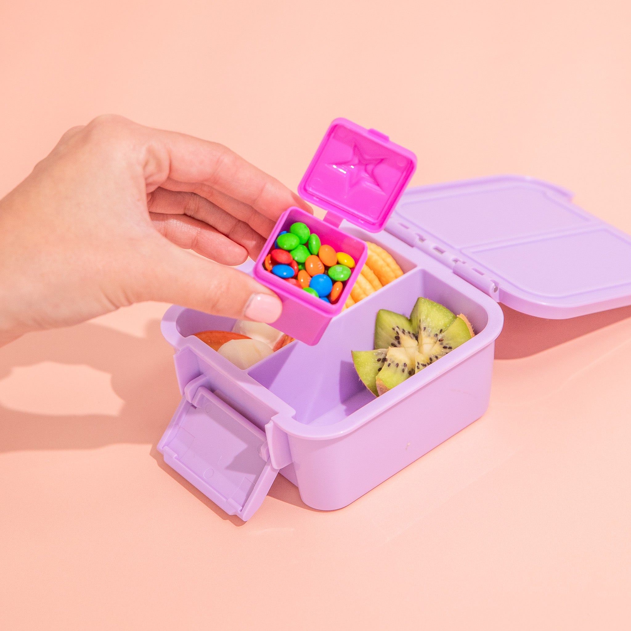 Fuchsia pink surprise dip box