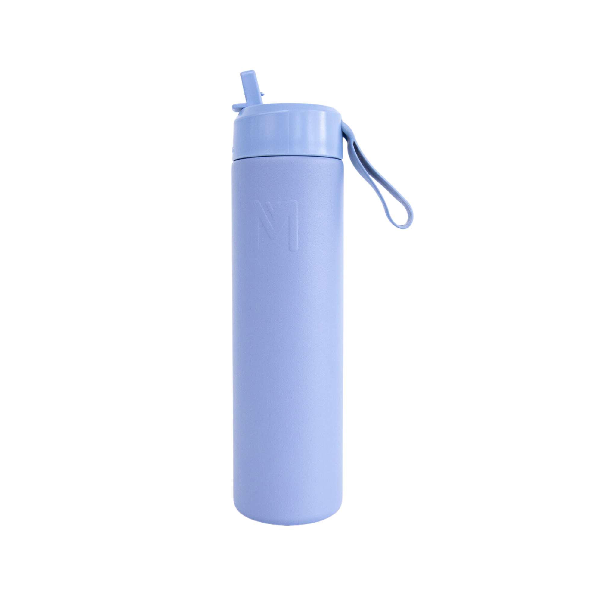 Cloud pale purple sipper lid  and straw and drink bottle