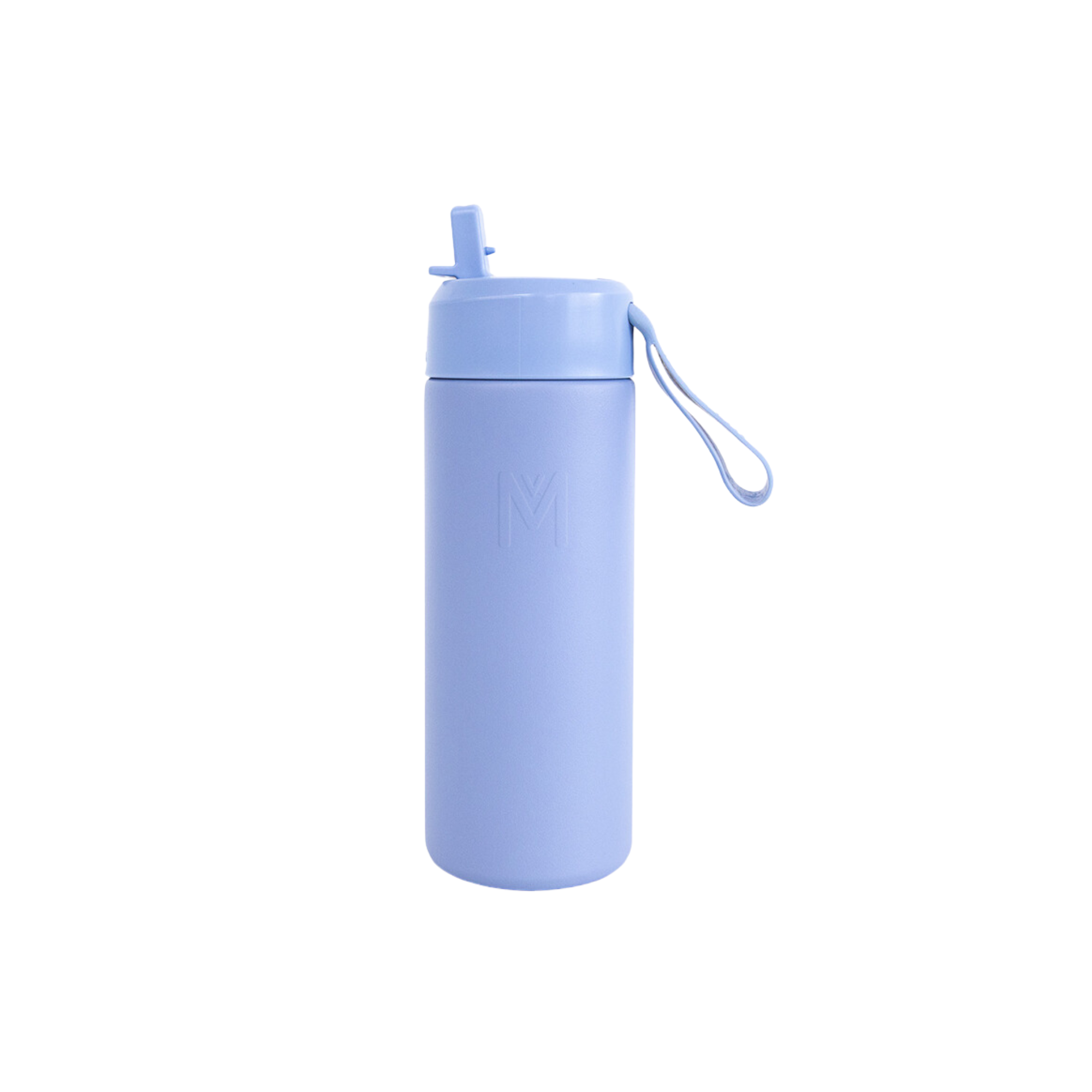 Cloud pale purple sipper lid  and straw and drink bottle