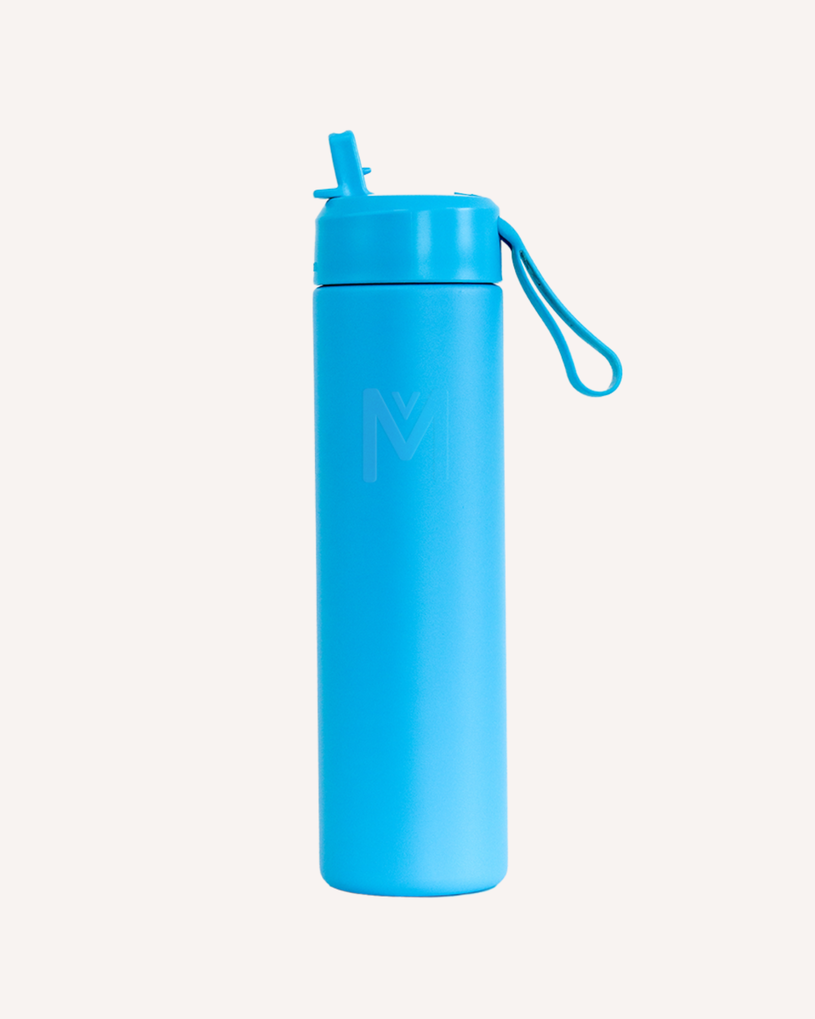 coastal blue insulated drink bottle