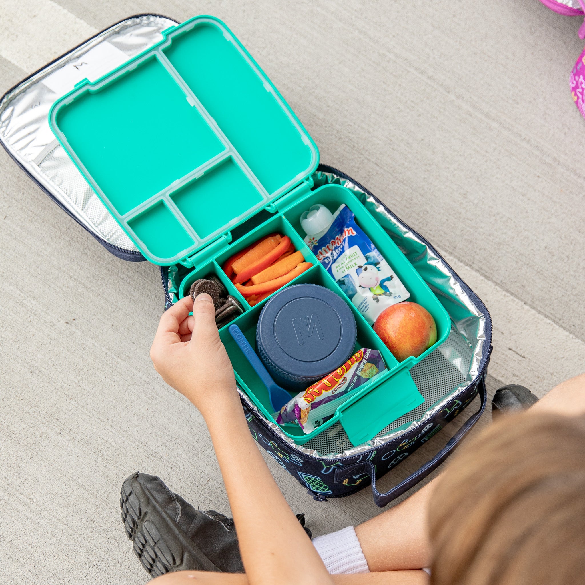 insulated food jar in lunch box