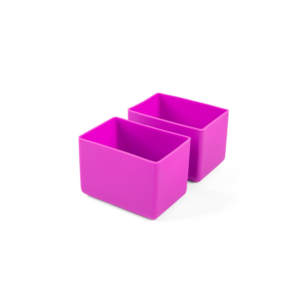fuchsia pink silicone feast cup