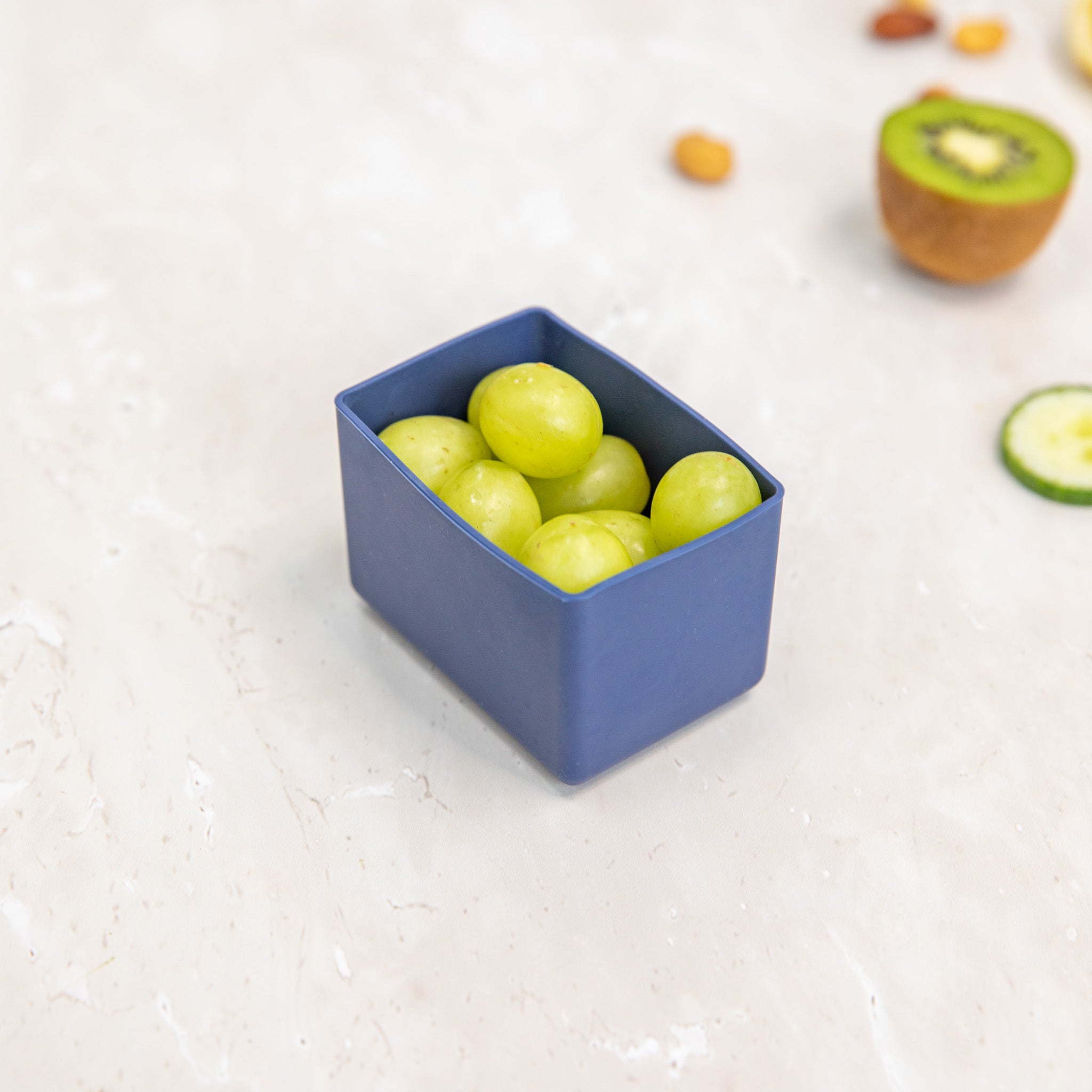 navy blue silicone feast cup