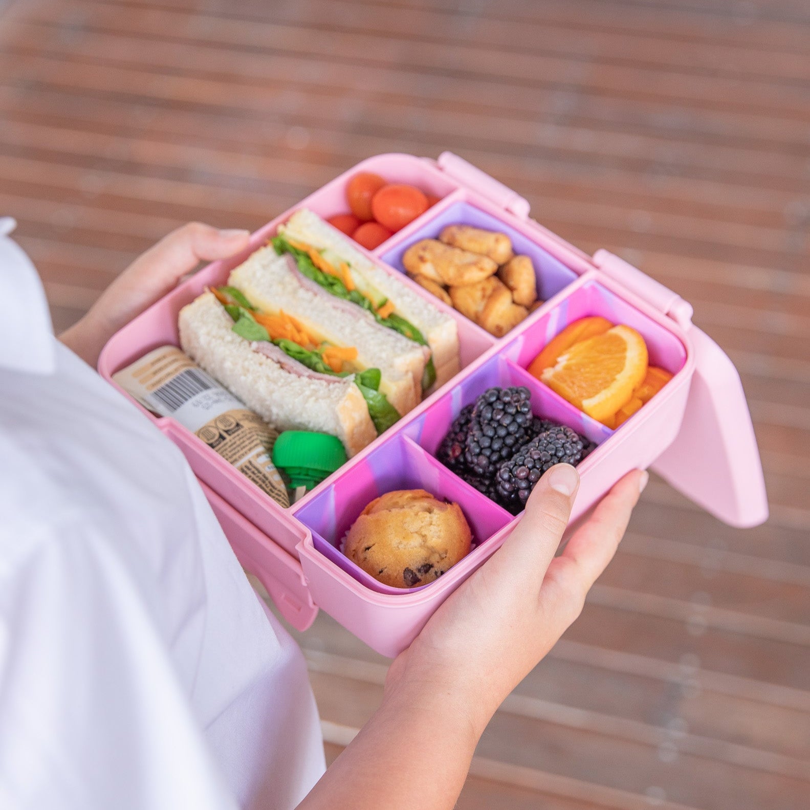 purple marble feast silicone tray