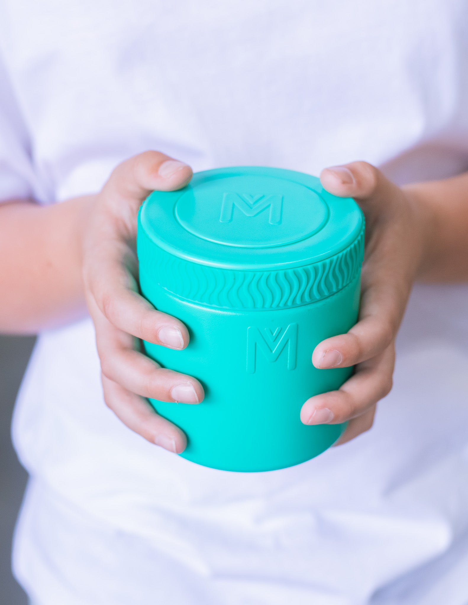 green insulated food jar