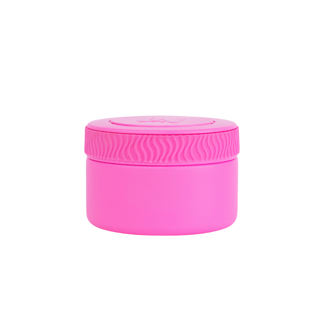 pink mini small insulated food jar