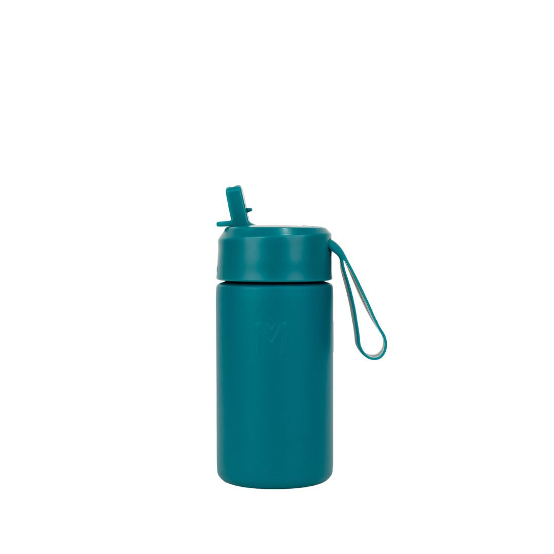 Pine green 350ml insulated drink bottle