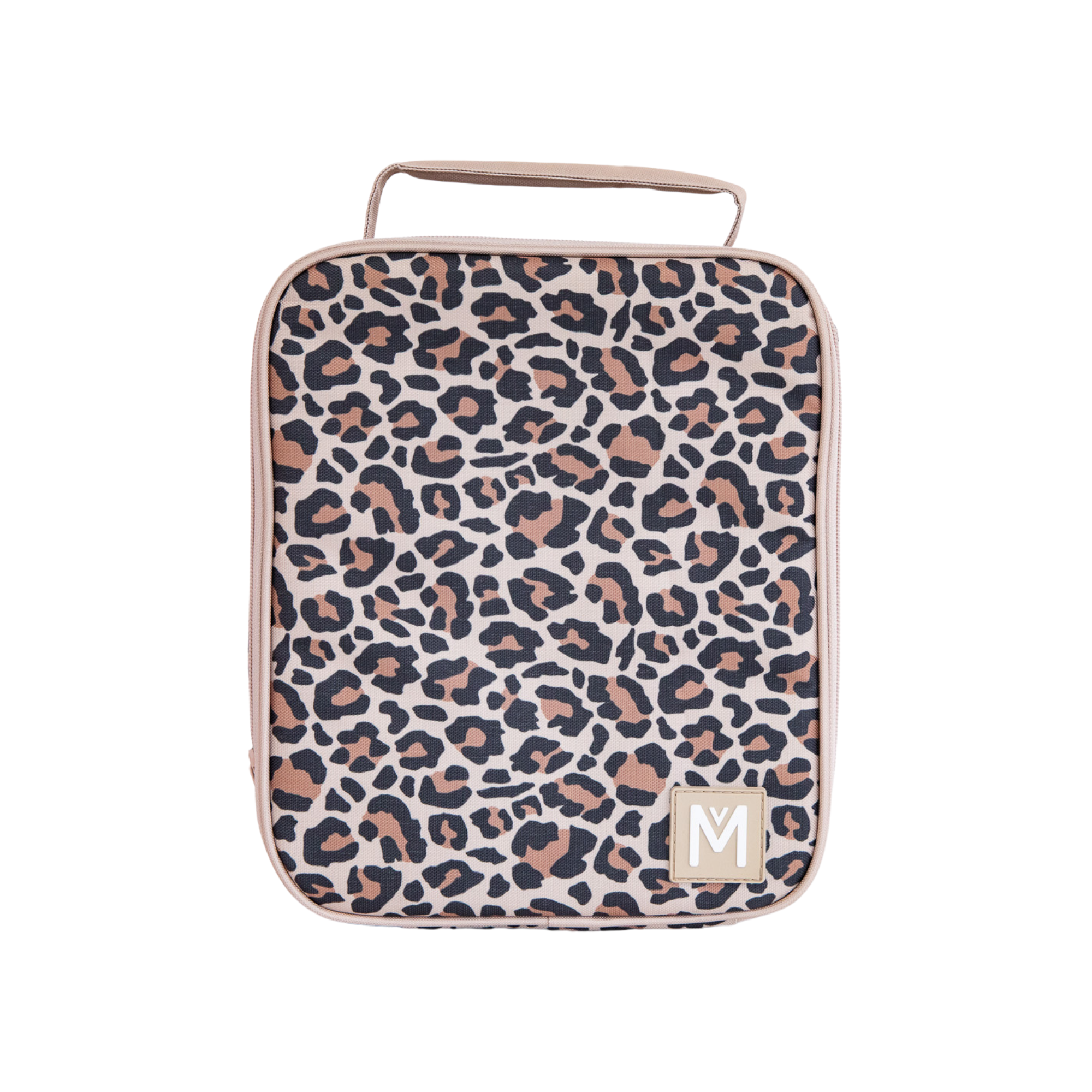 safari leopard print lunch bag