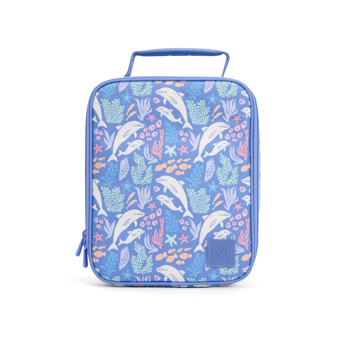 MontiiCo Insulated Lunch Bag (Large) - Dolphin Dreams