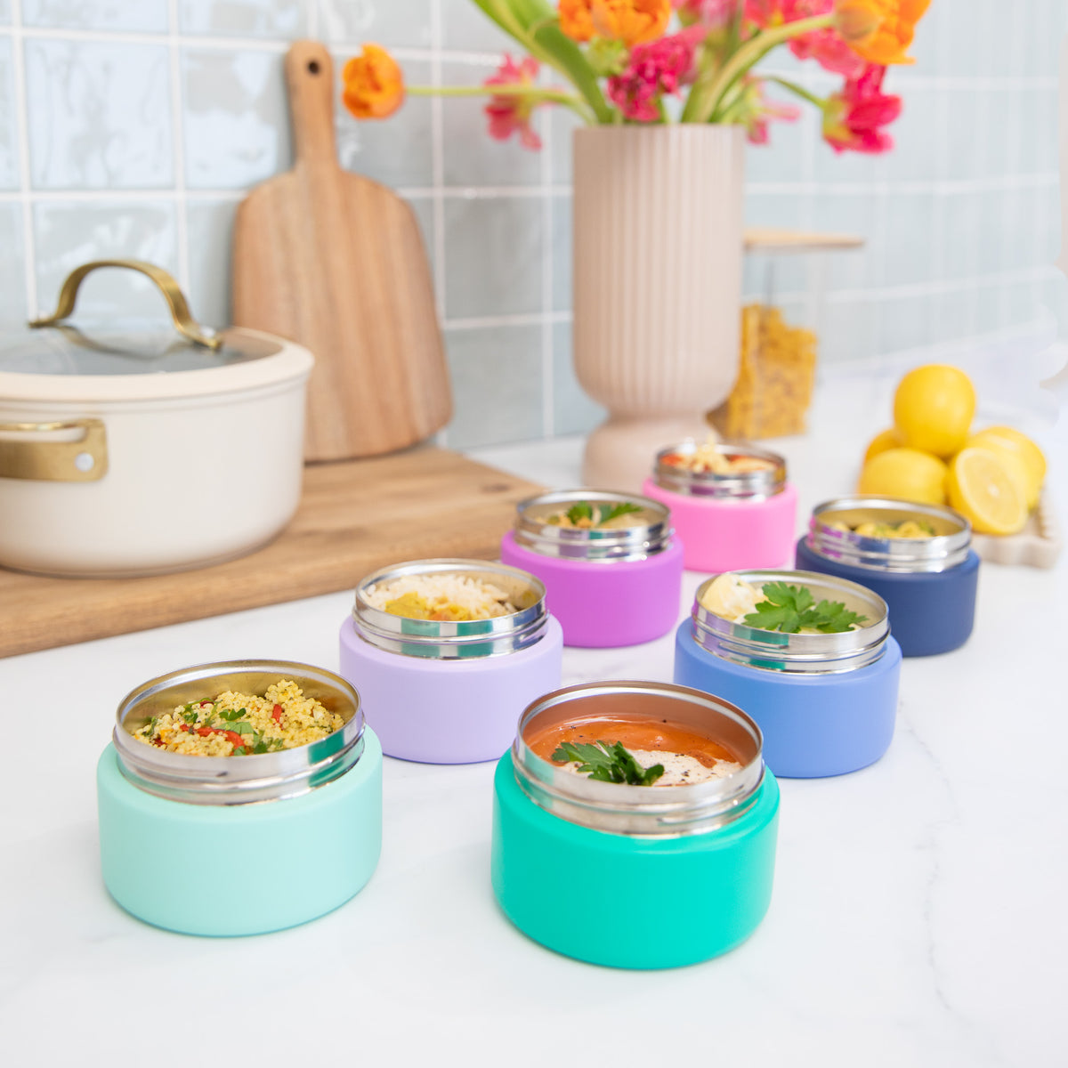 Mini insulated food jars