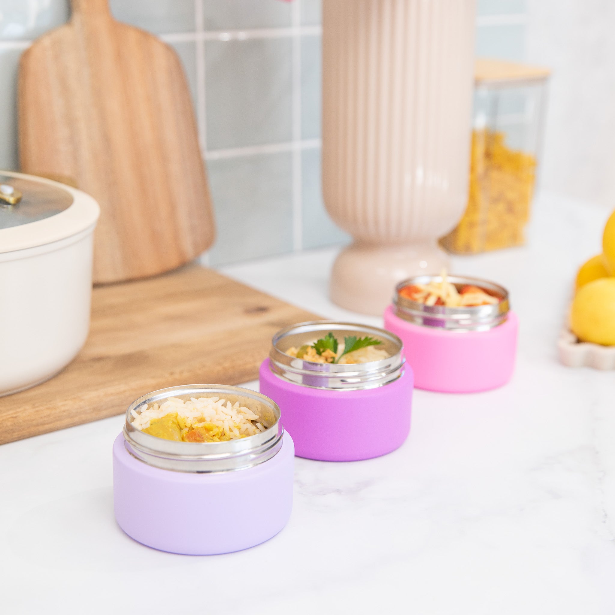 Girls insulated food jars