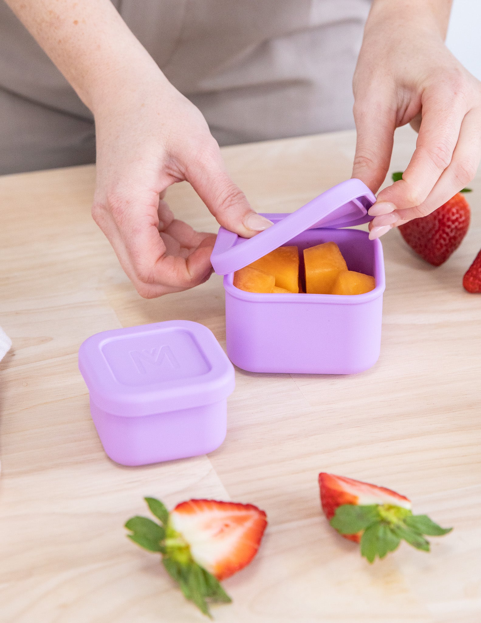 dusk purple silicone nesting tubs