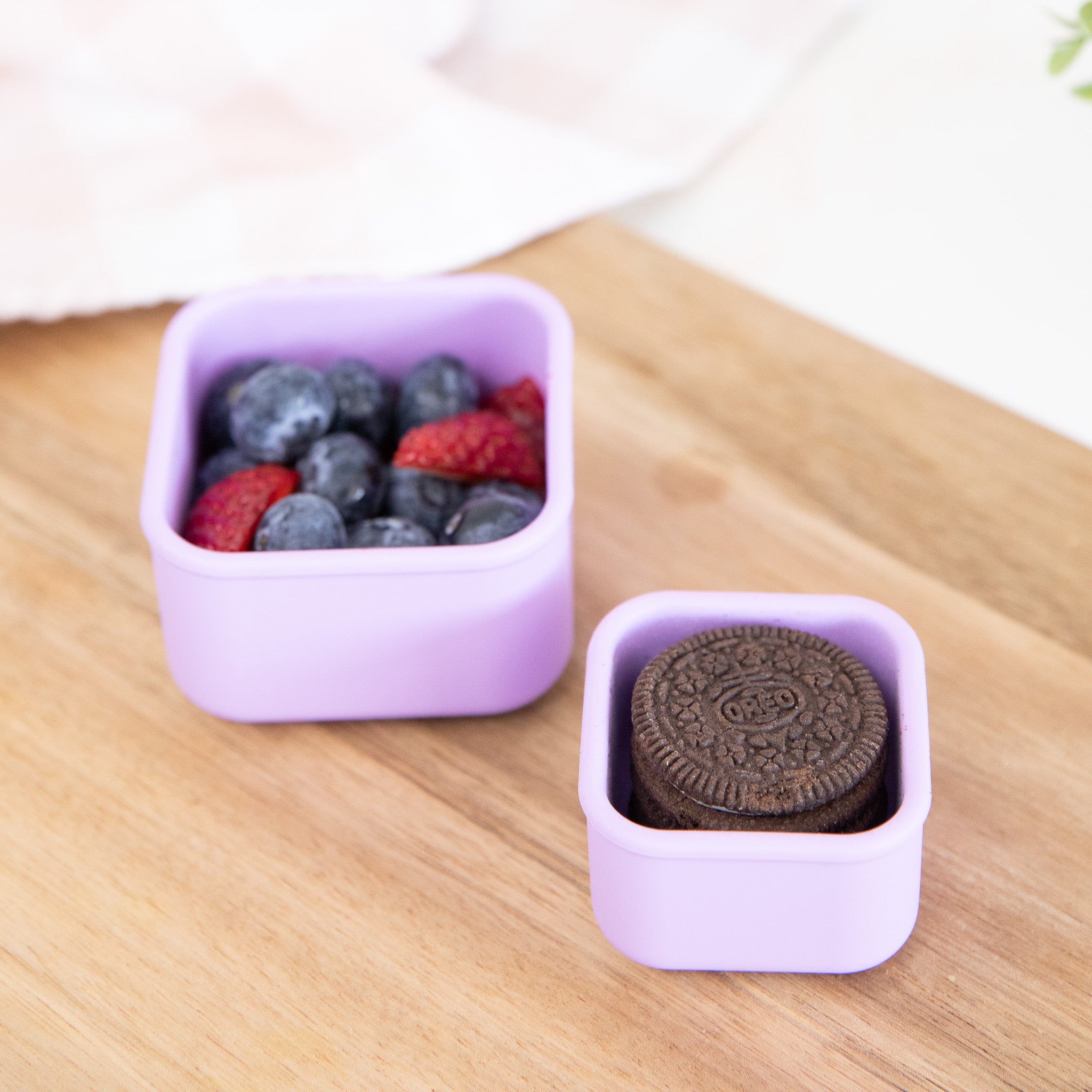 dusk purple silicone nesting tubs