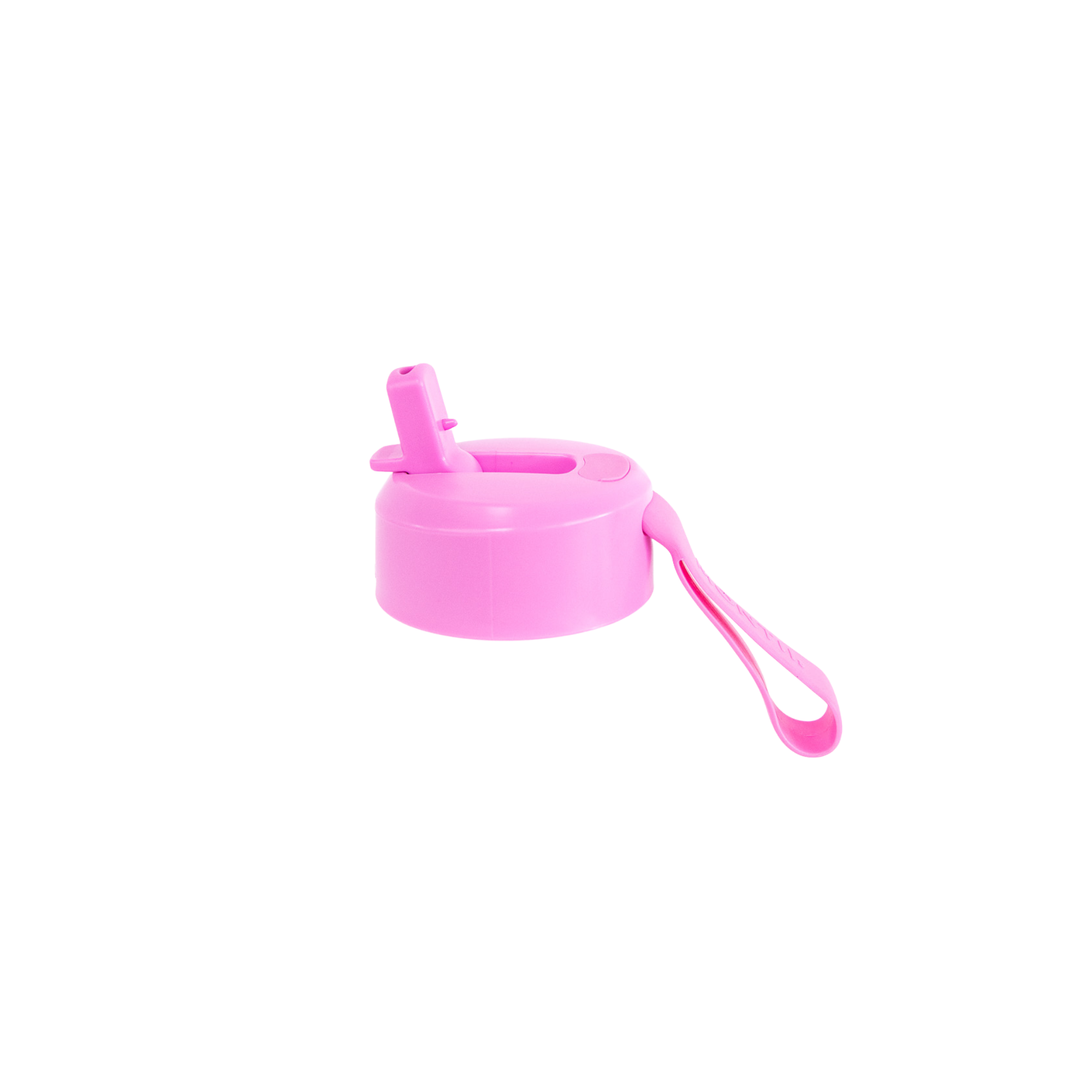 Floss pink sipper lid and straw