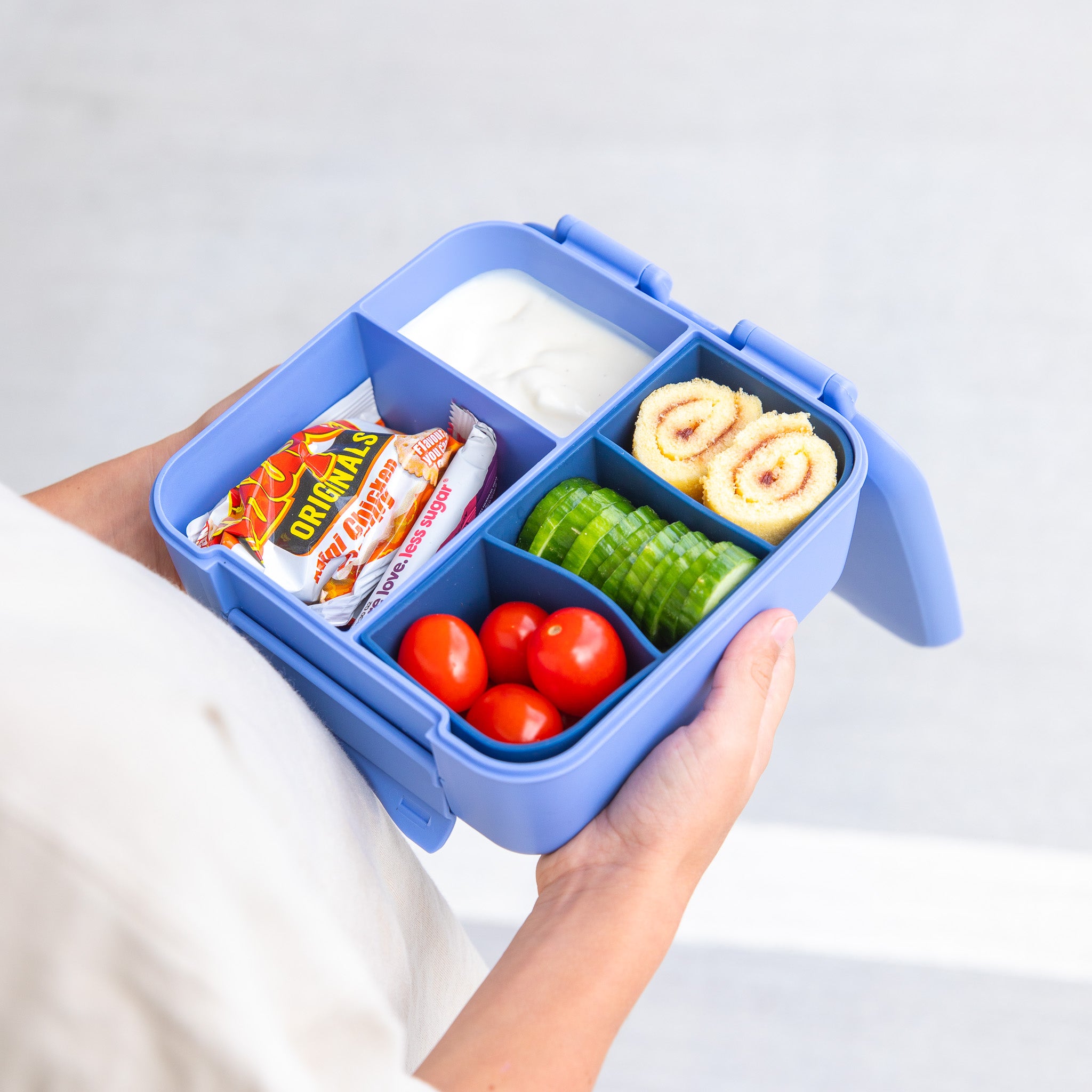 splash blue bite lunch box