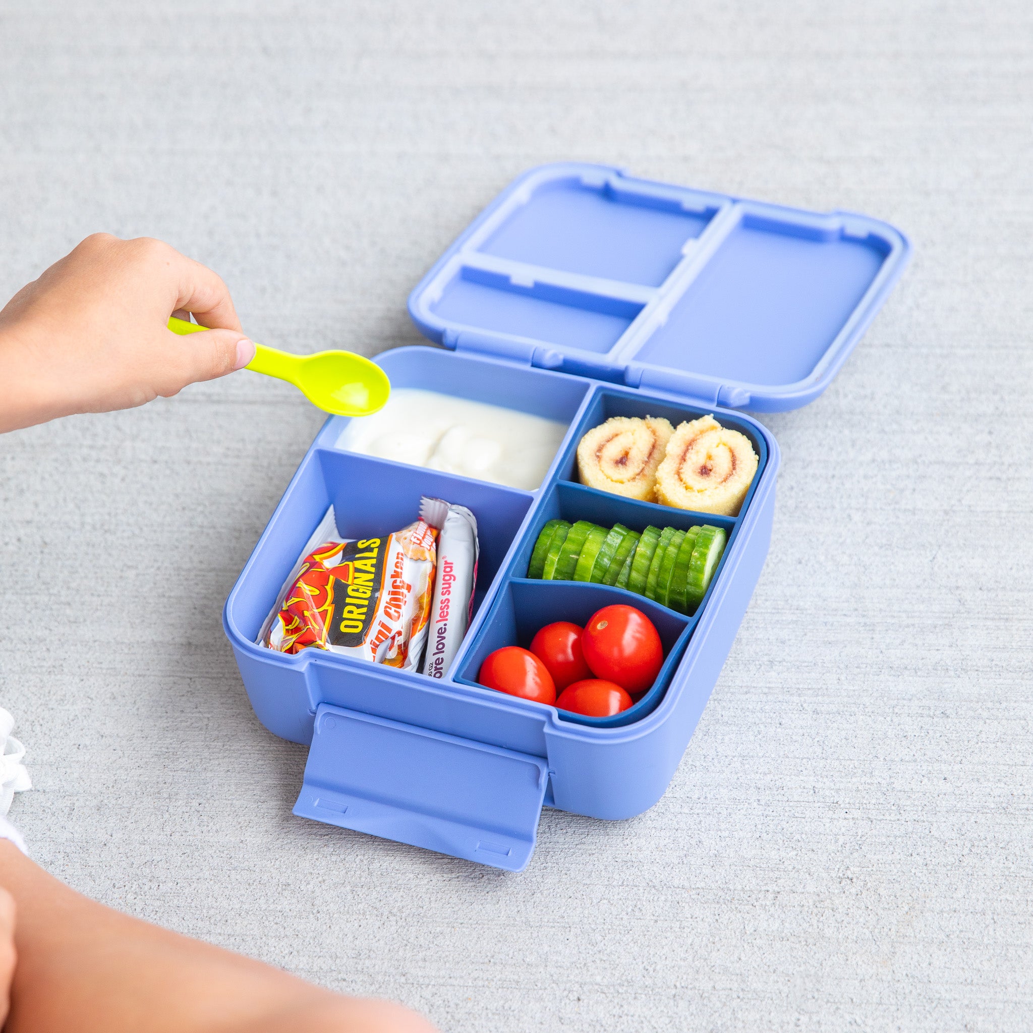 Navy blue silicone bite tray