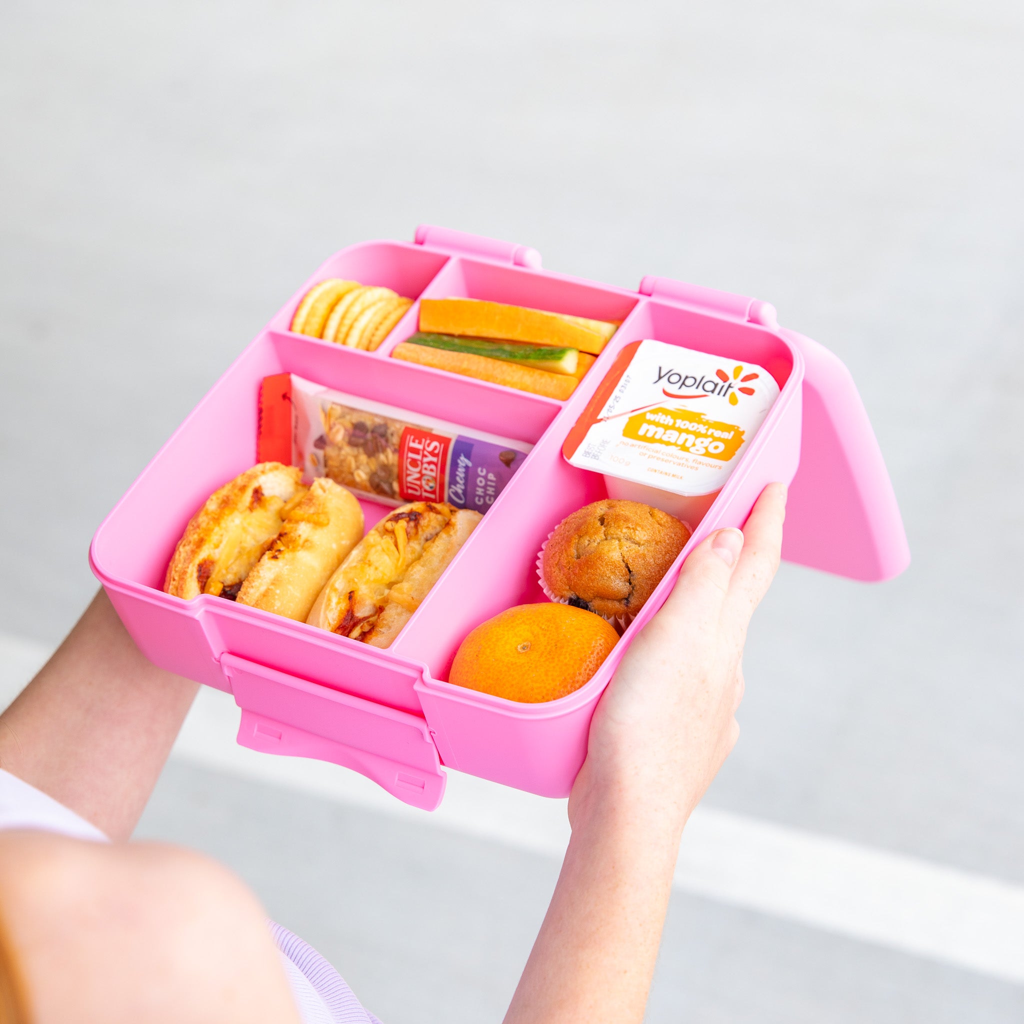pink feast lunch box