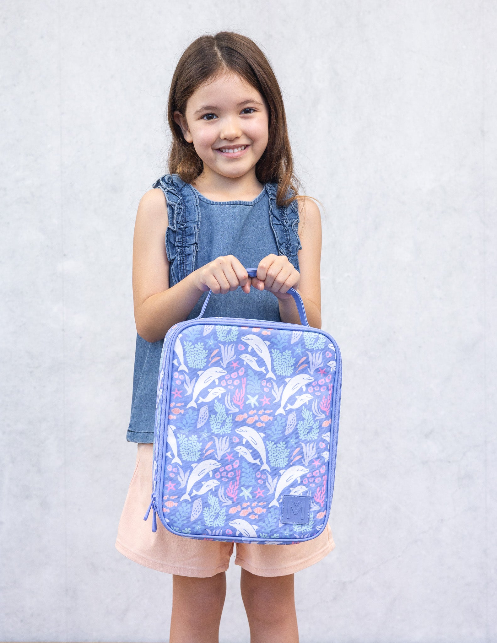 MontiiCo Insulated Lunch Bag (Large) - Dolphin Dreams