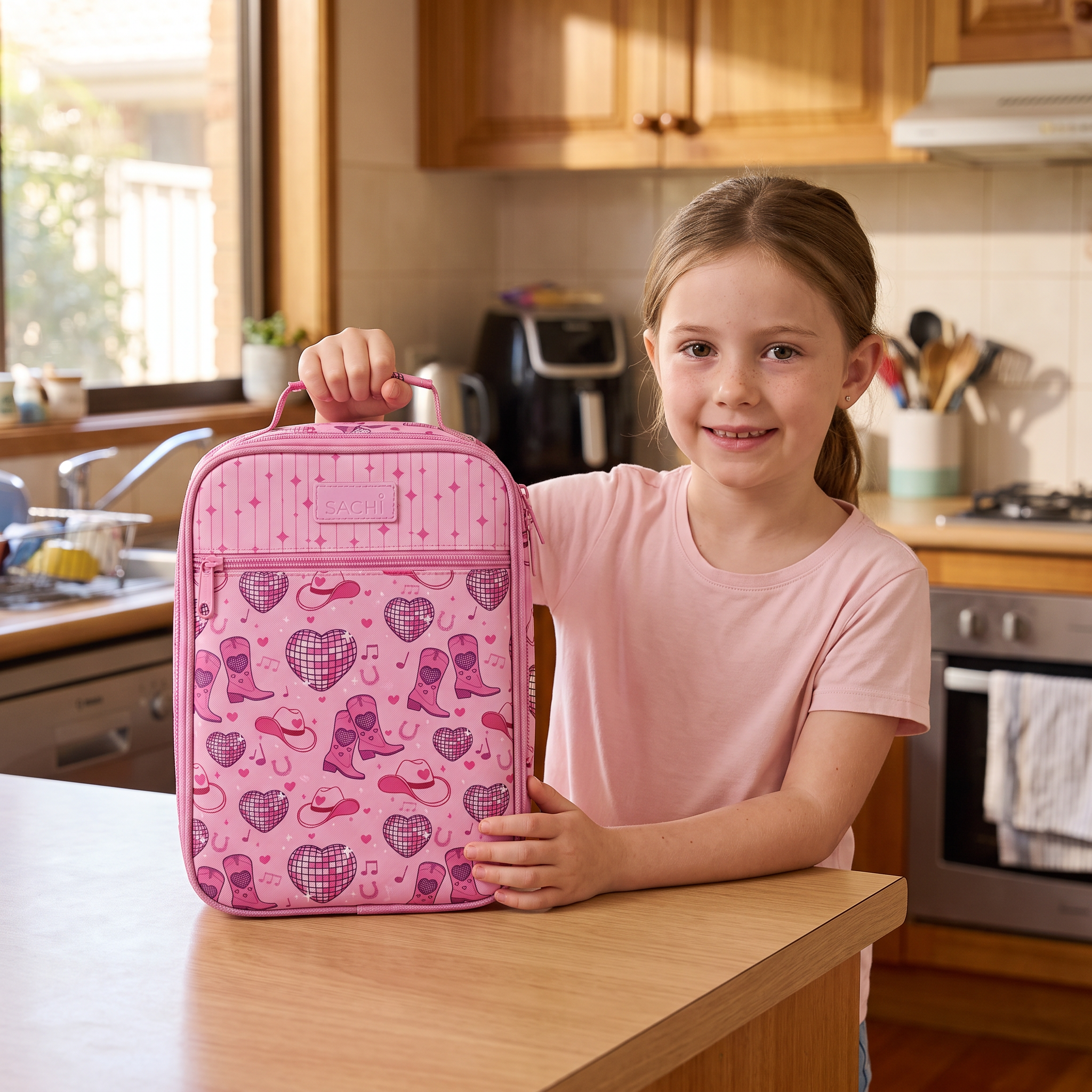Sachi Kids Insulated Junior Lunch Bag - Rhinestone Rodeo
