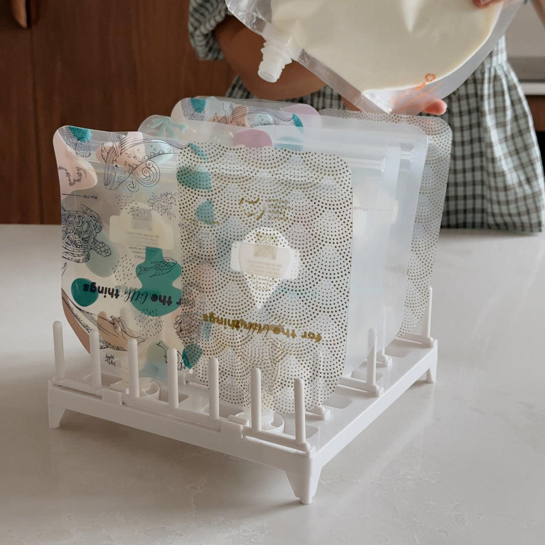The Sinch Station – Dry and Fill Rack for Reusable Pouches | Easy Meal ...