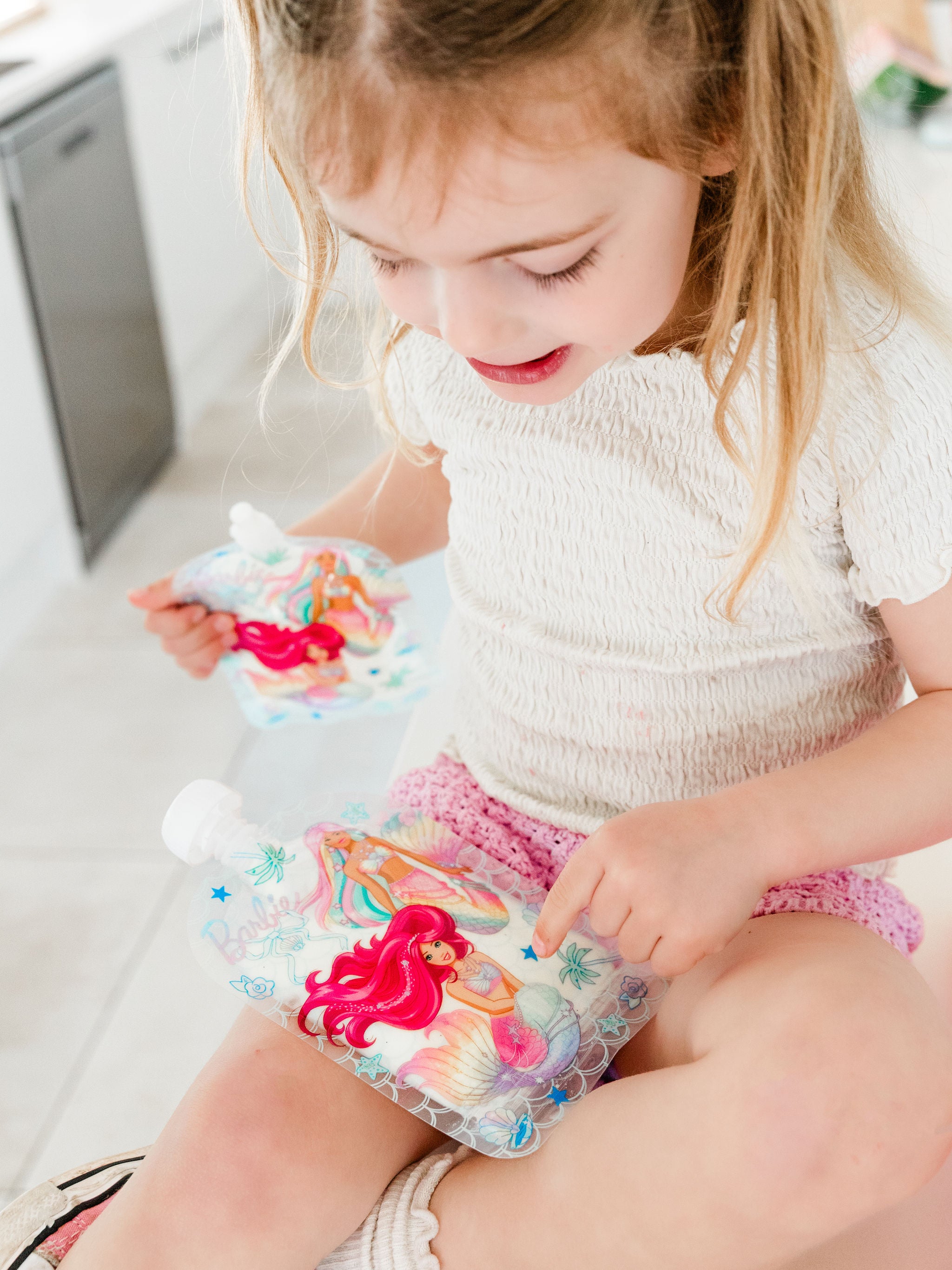 Barbie Mermaid Fantasy Reusable Yoghurt Pouch