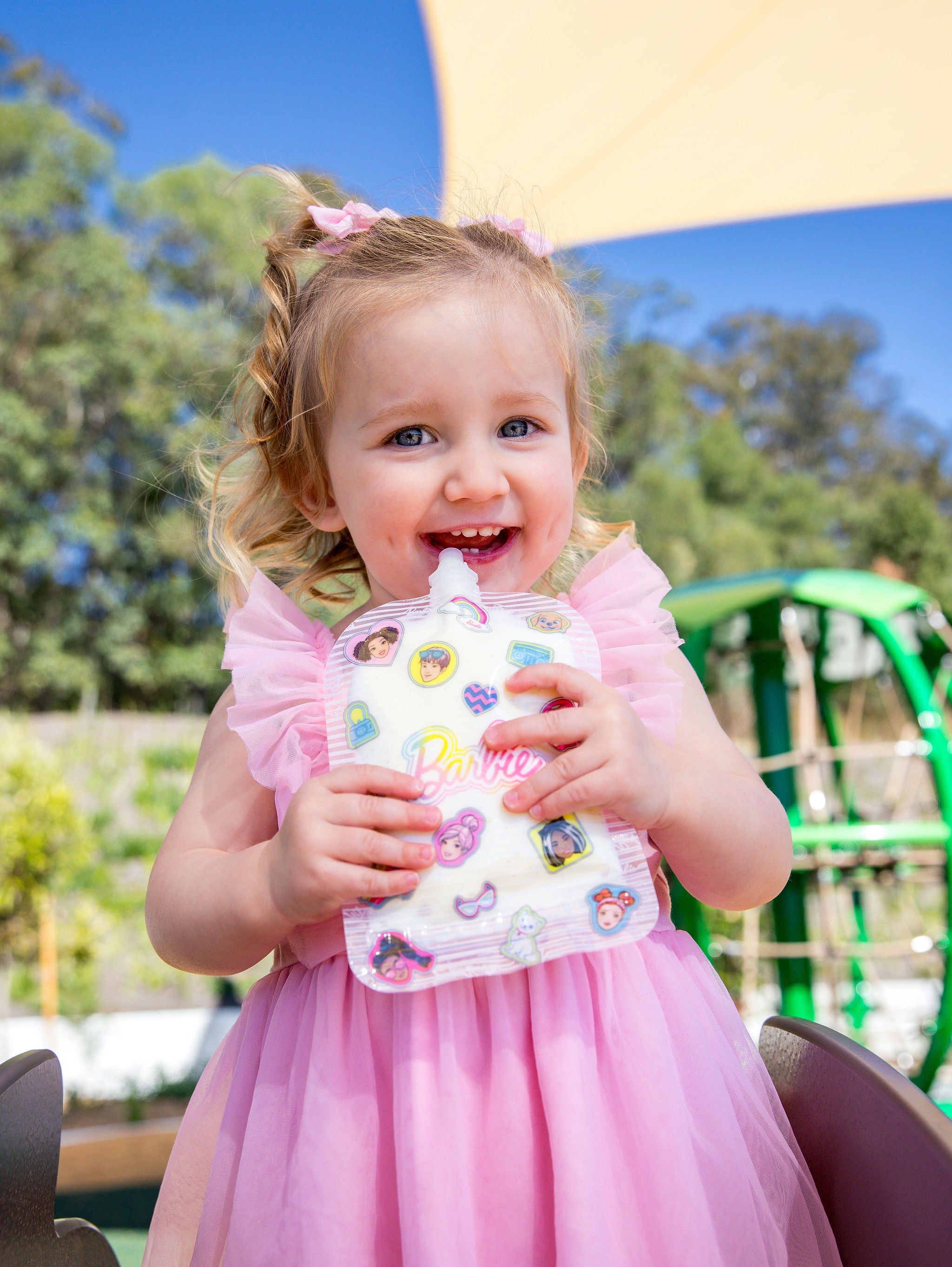 Team Barbie - Barbie reusable yoghurt pouch