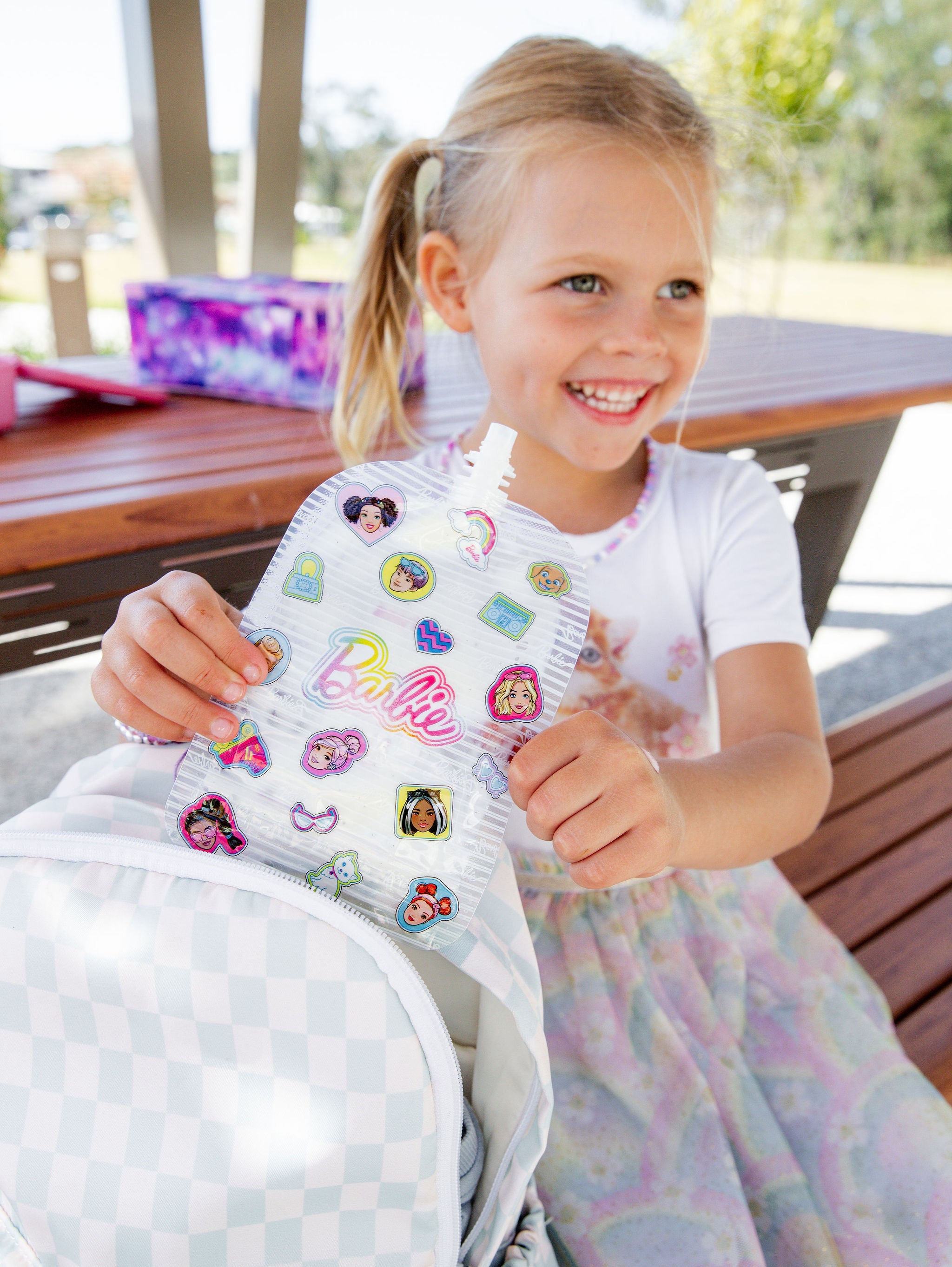 Team Barbie - Barbie reusable yoghurt pouch